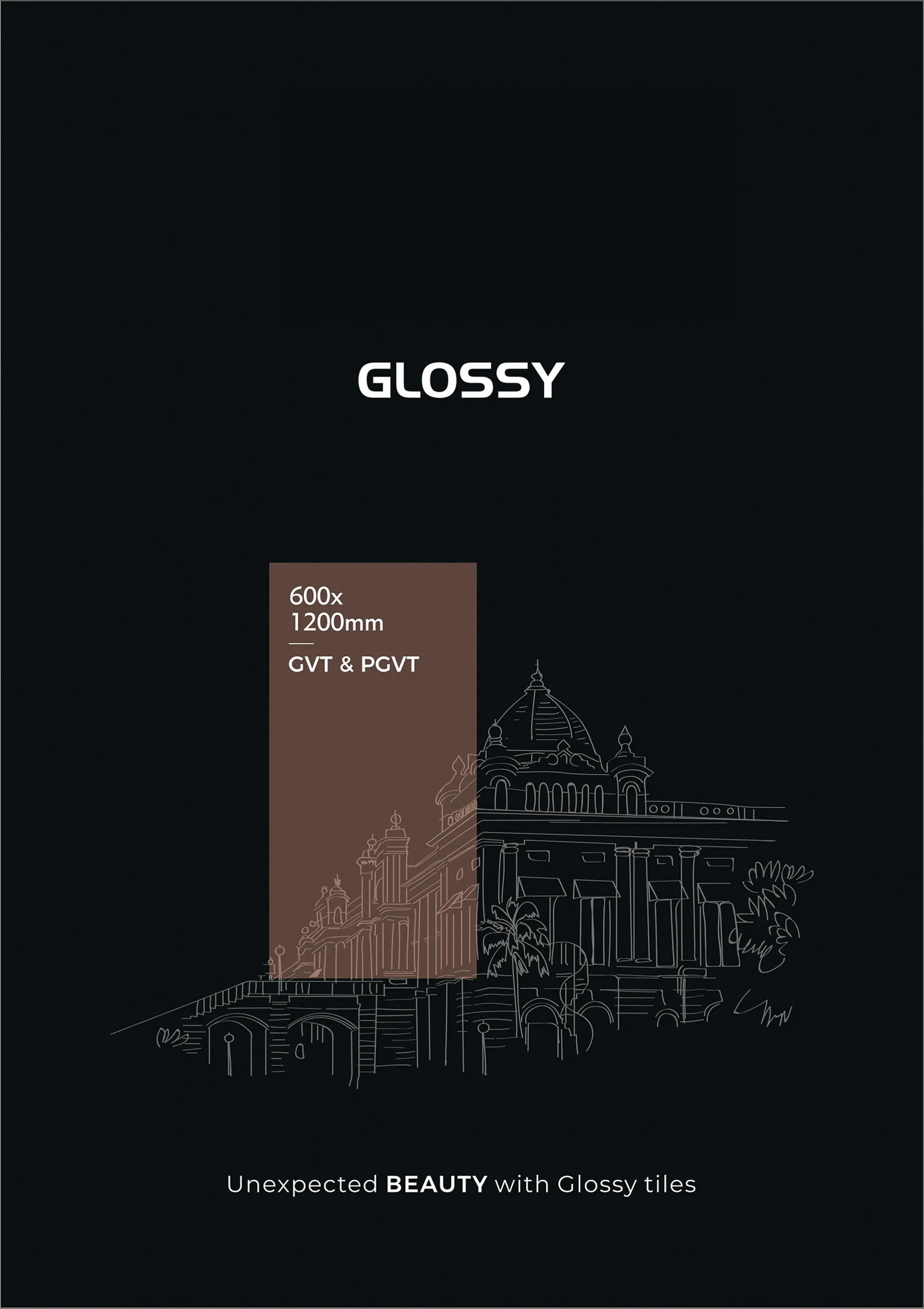 GOLDEN SERIES - Design 17 - 600x1200mm Golden
