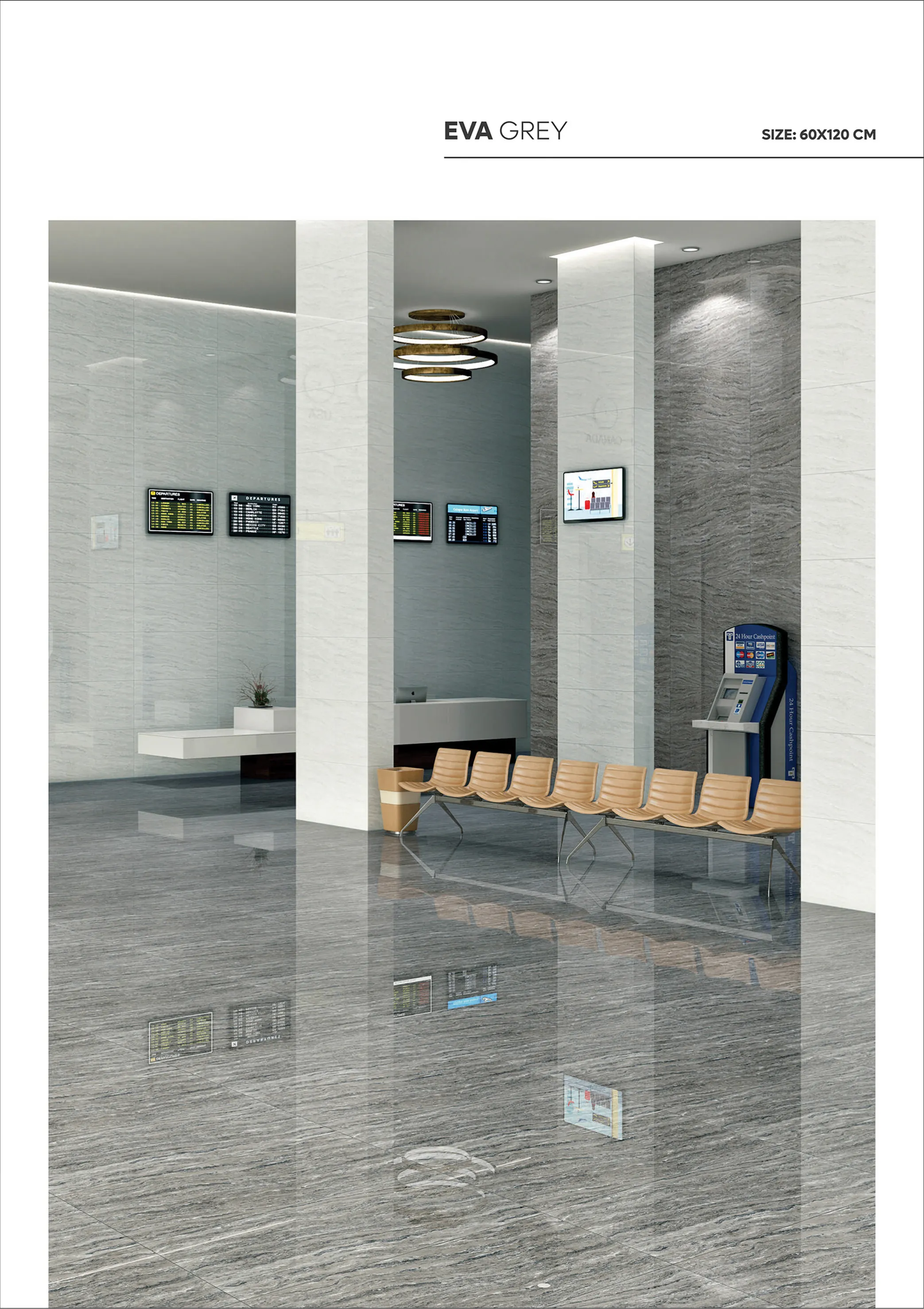 GRANITE AND DC COLLECTION - Design 14 - 600x1200mm Granite