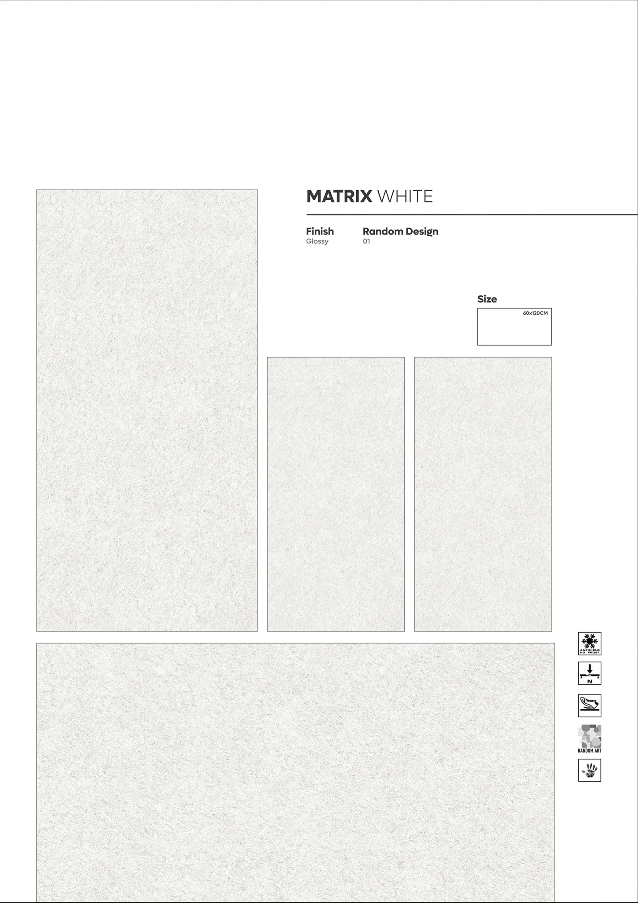GRANITE AND DC COLLECTION - Design 15 - 600x1200mm Granite