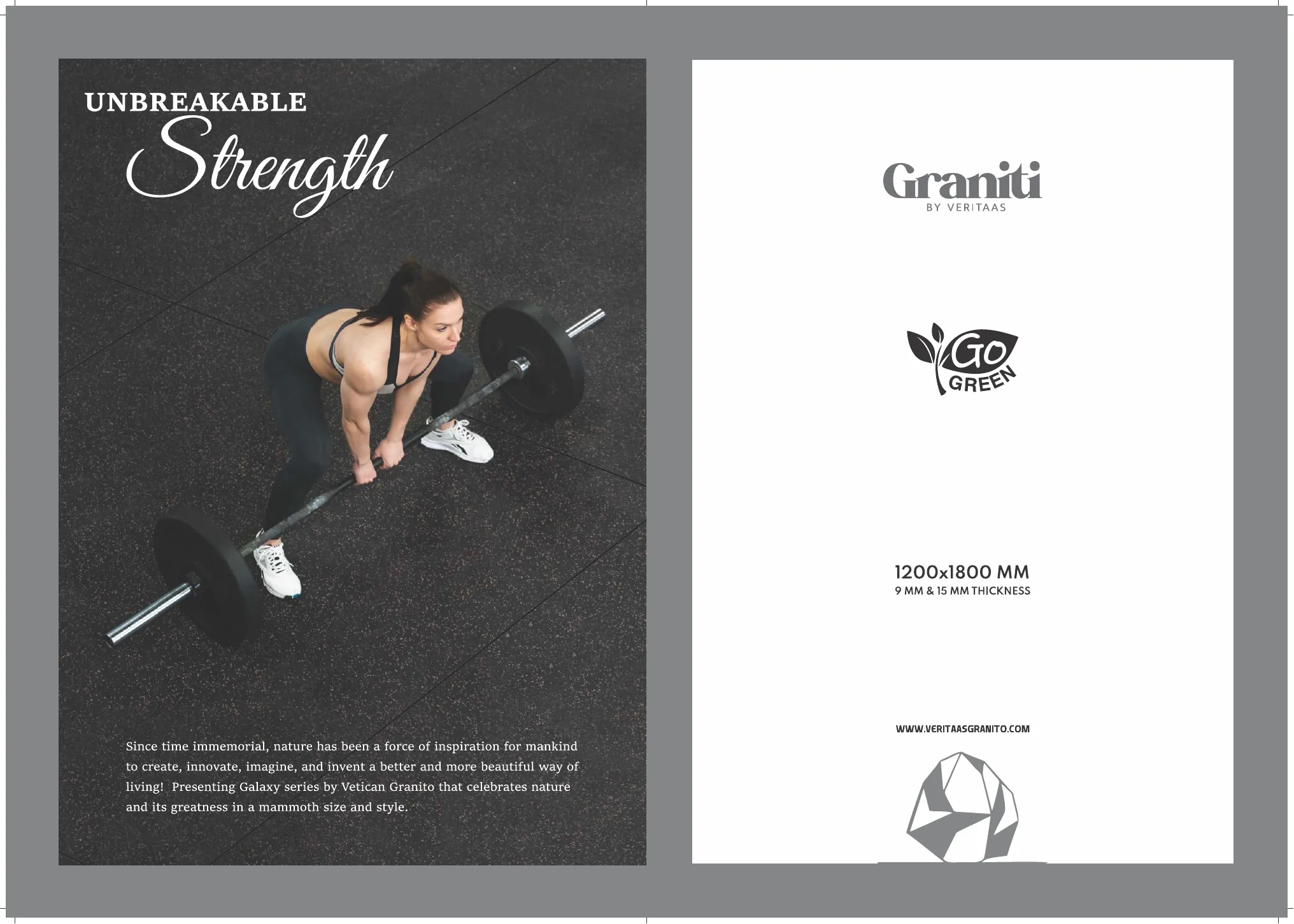 Graniti collection - Design 1 - 1200x1800mm Granite