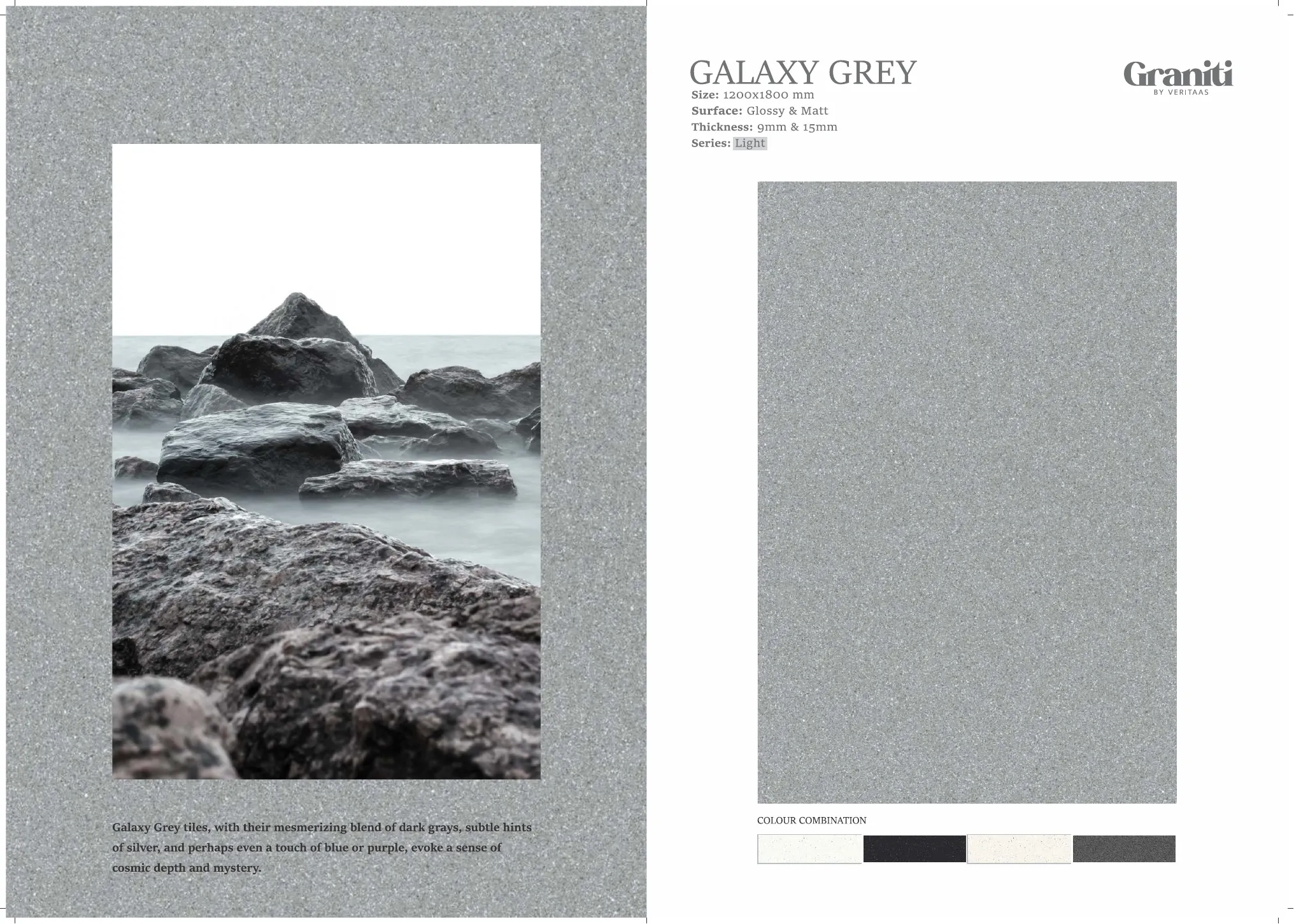 Graniti collection - Design 11 - 1200x1800mm Granite