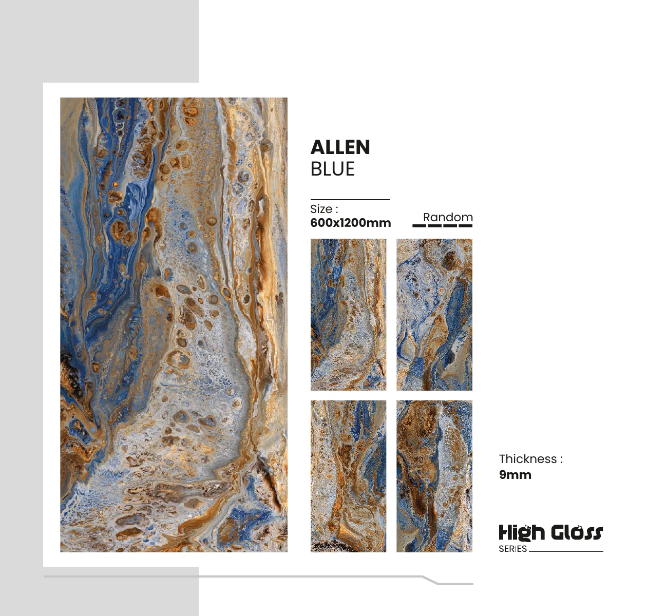 Highgloss Series Catalogue - Design 3 - 600x1200mm High Gloss