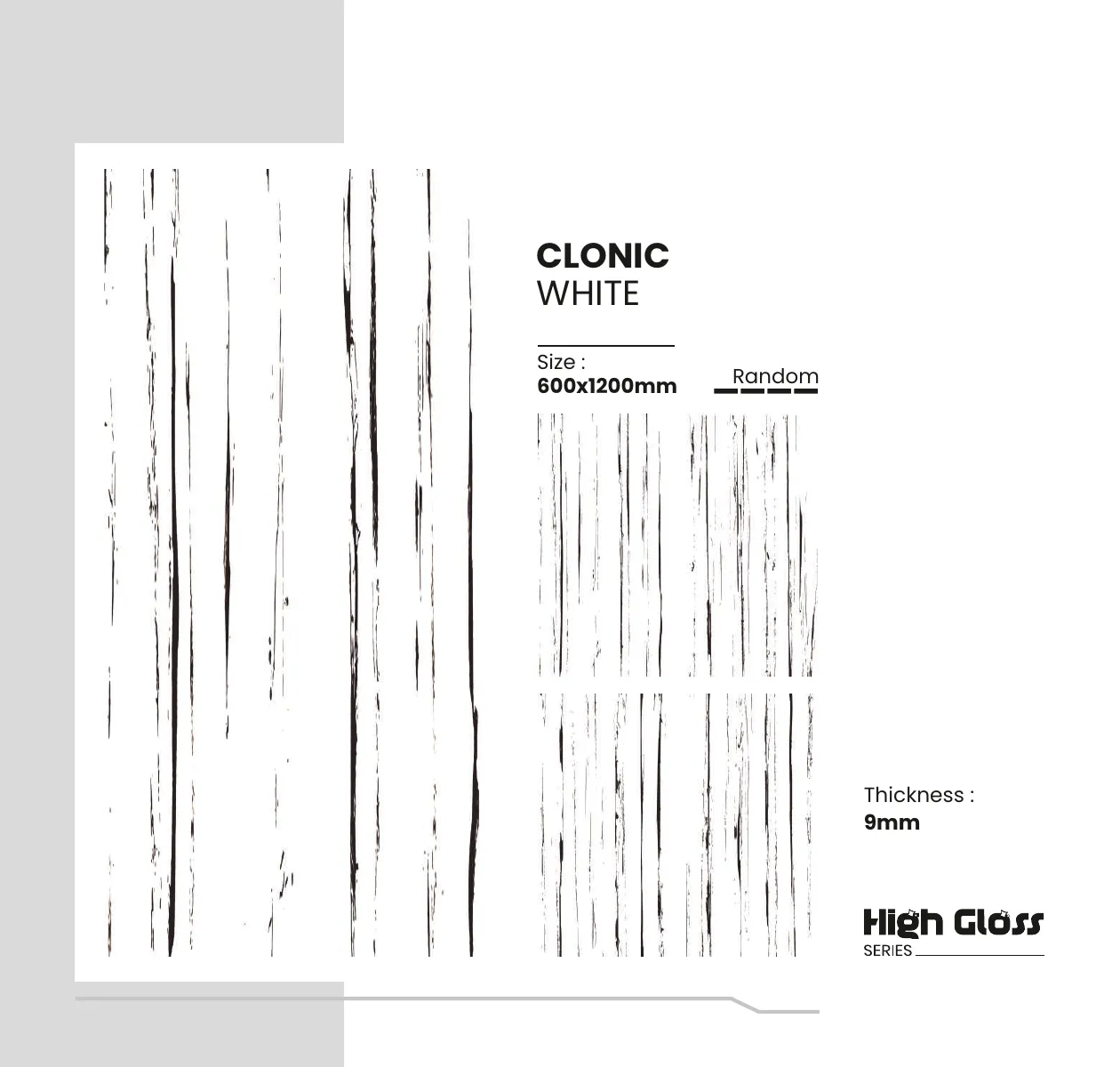 Highgloss Series Catalogue - Design 9 - 600x1200mm High Gloss