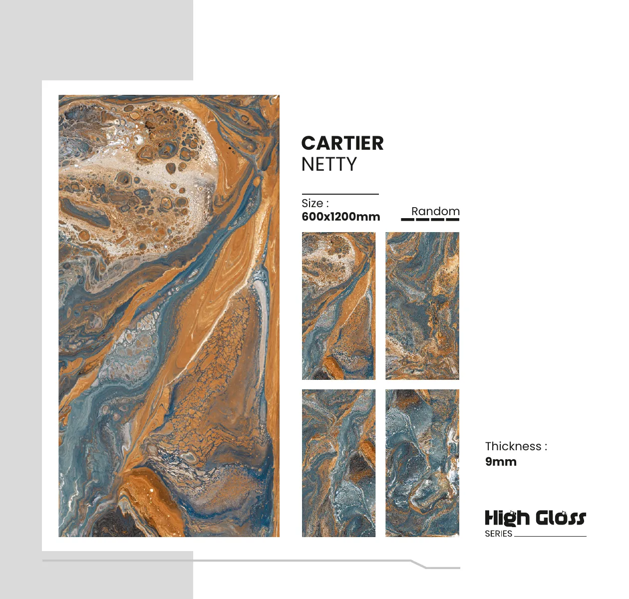 Highgloss Series Catalogue - Design 10 - 600x1200mm High Gloss