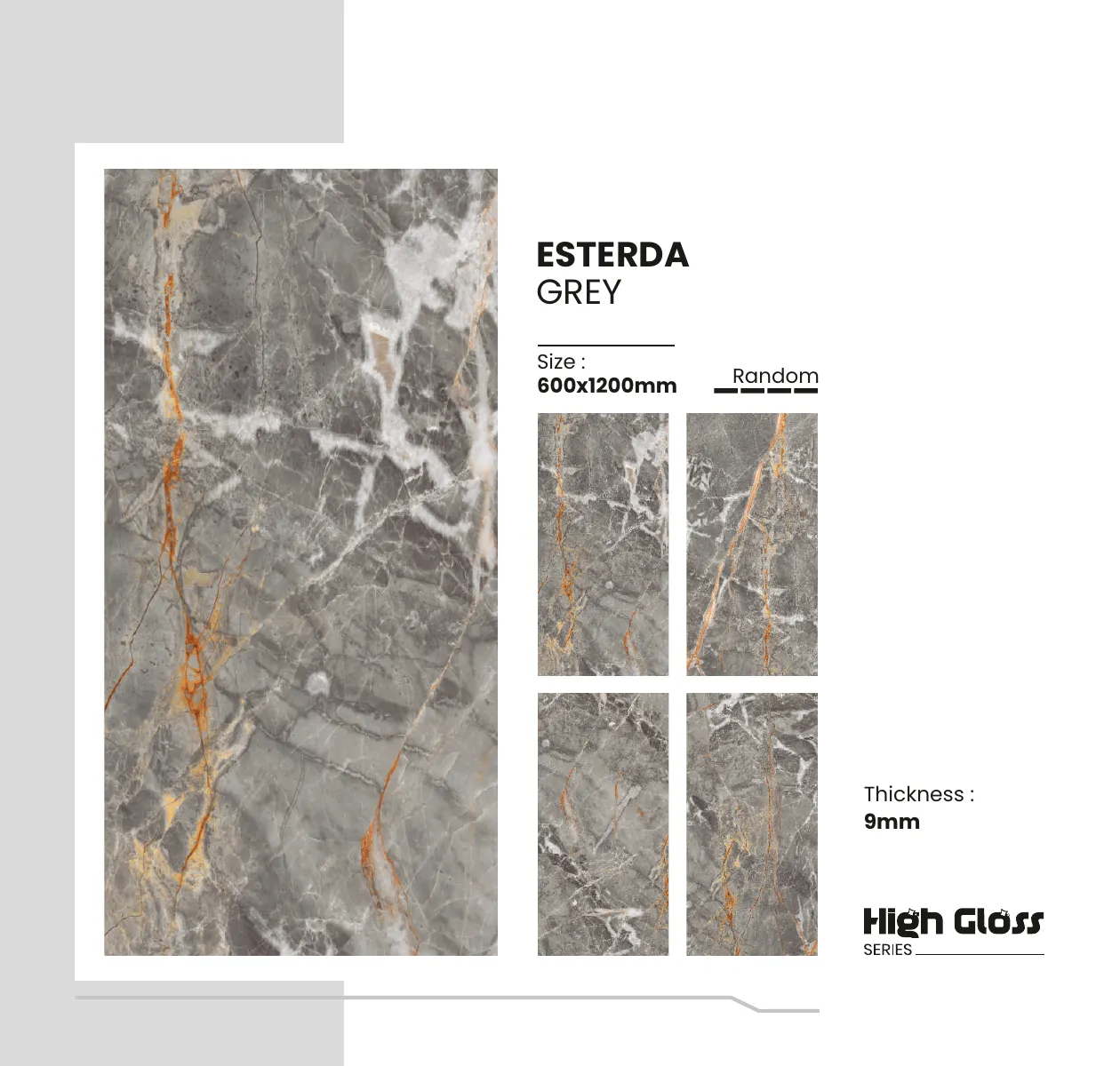 Highgloss Series Catalogue - Design 11 - 600x1200mm High Gloss