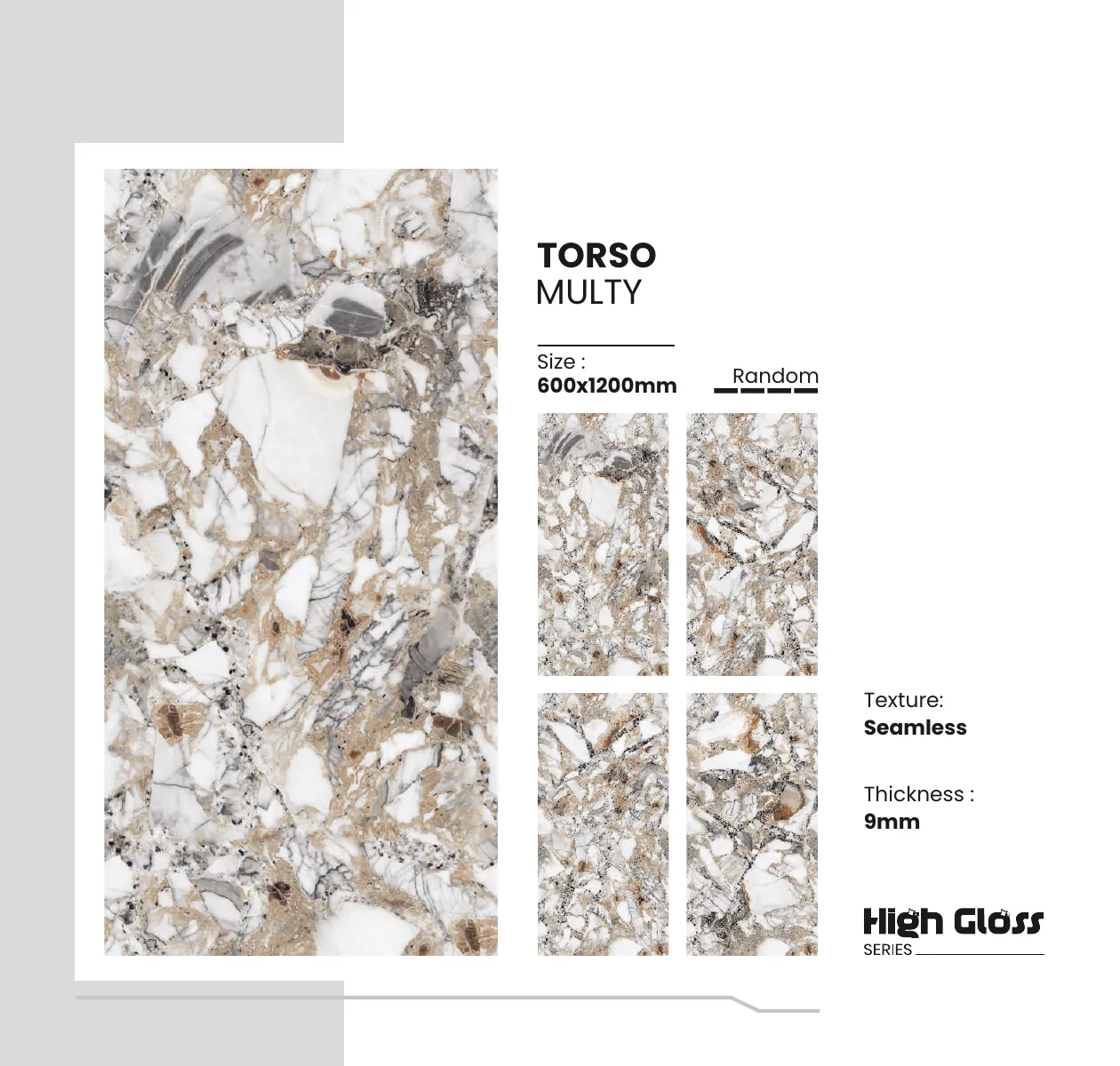 Highgloss Series Catalogue - Design 35 - 600x1200mm High Gloss