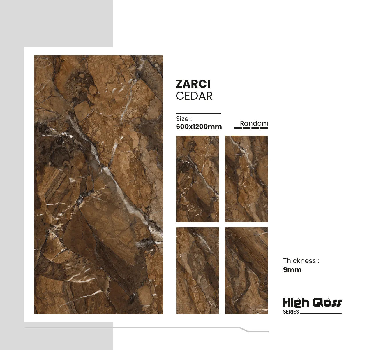 Highgloss Series Catalogue - Design 37 - 600x1200mm High Gloss