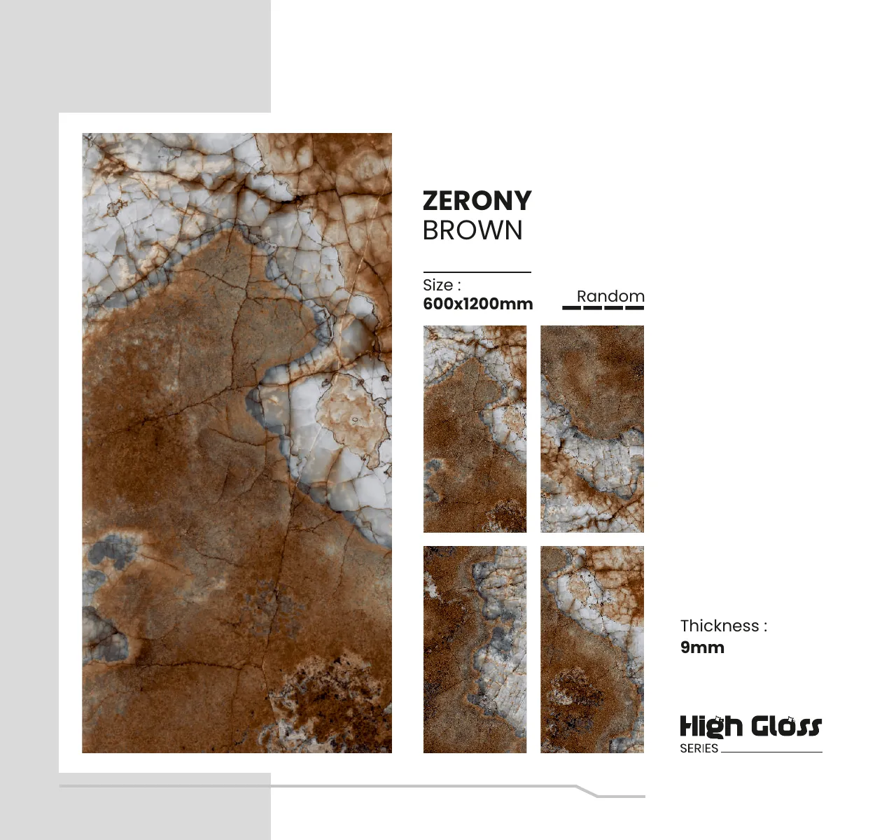 Highgloss Series Catalogue - Design 41 - 600x1200mm High Gloss