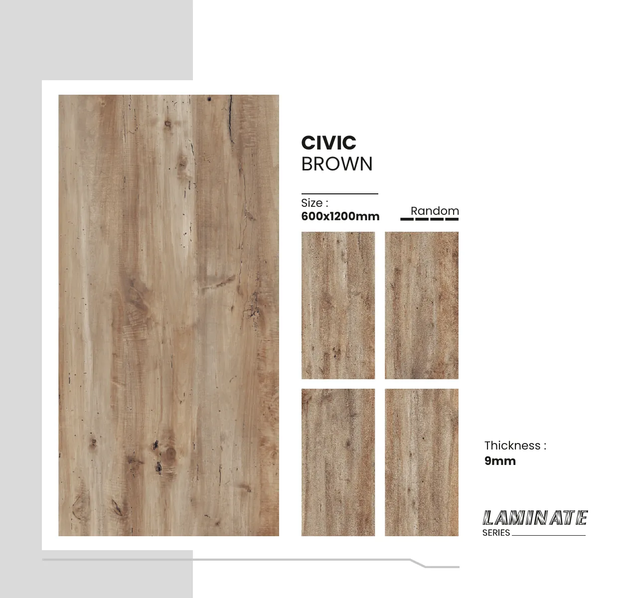 Laminate Series Catalogue - Design 11 - 600x1200mm Laminate