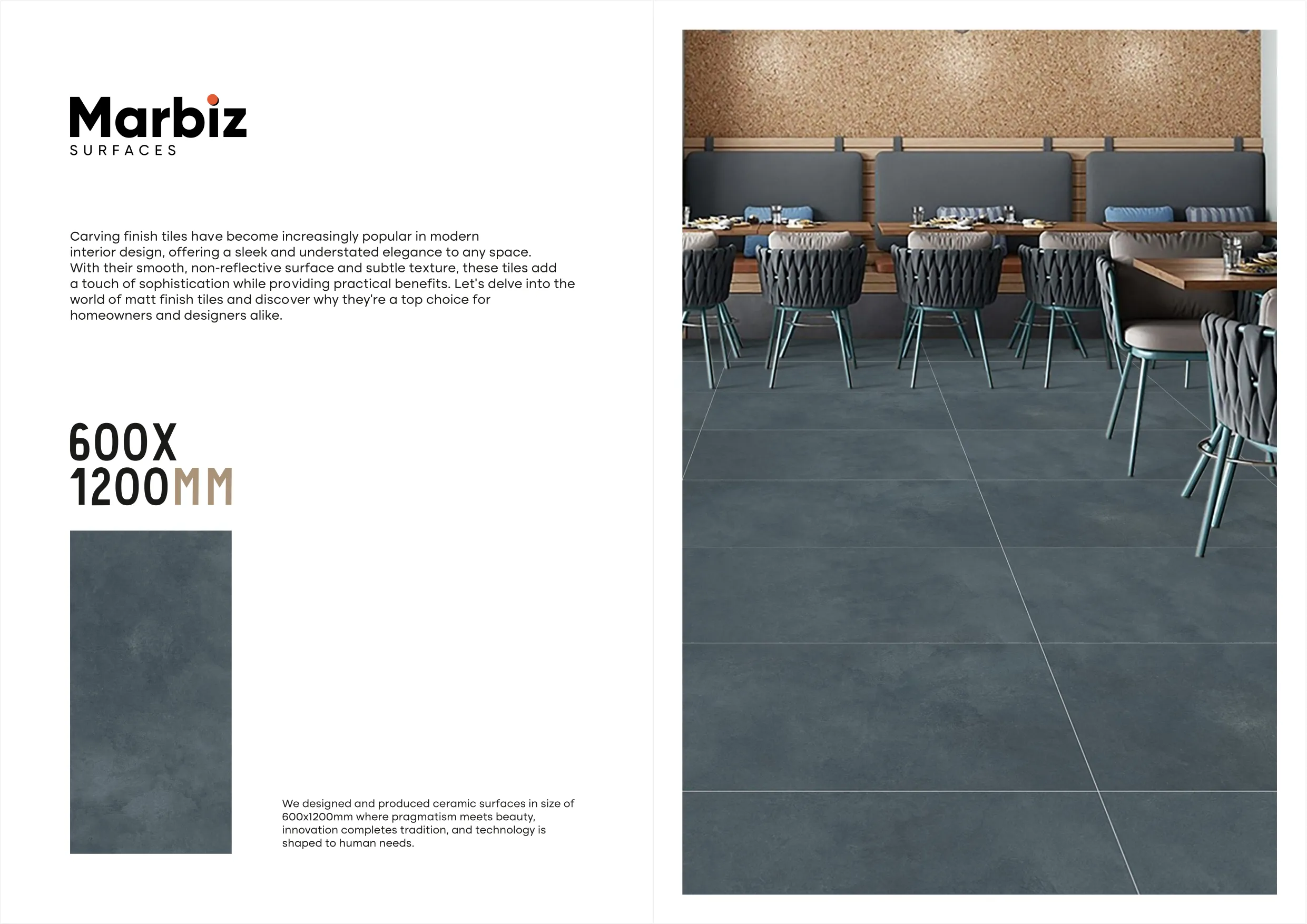 600x1200mm, MATT NEBULA - Design 3 - 600x1200mm Matt