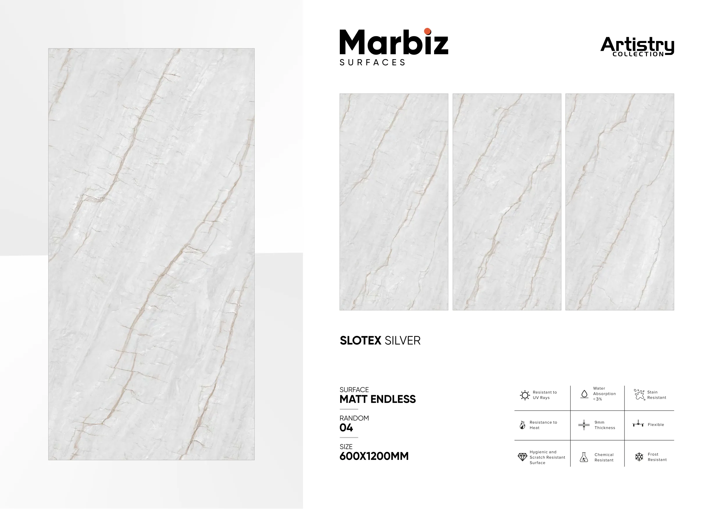 Artistry 600x1200mm Matt Endless - Design 48 - 600x1200mm Matt