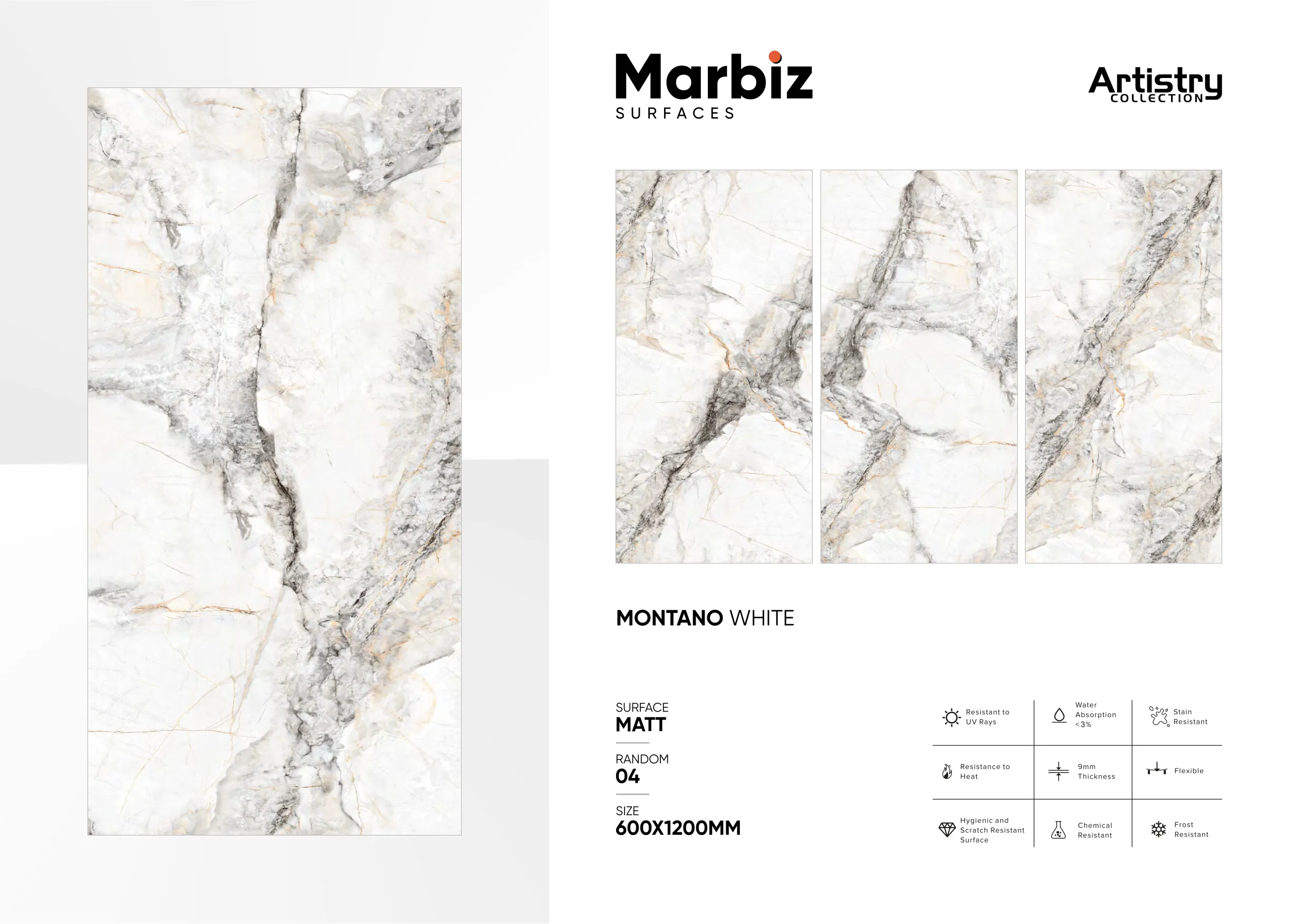 Artistry 600x1200mm Matt - Design 101 - 600x1200mm Matt