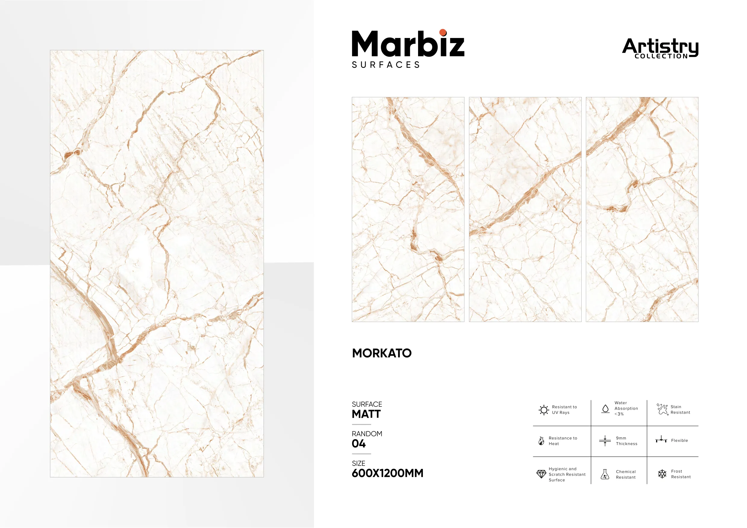Artistry 600x1200mm Matt - Design 102 - 600x1200mm Matt