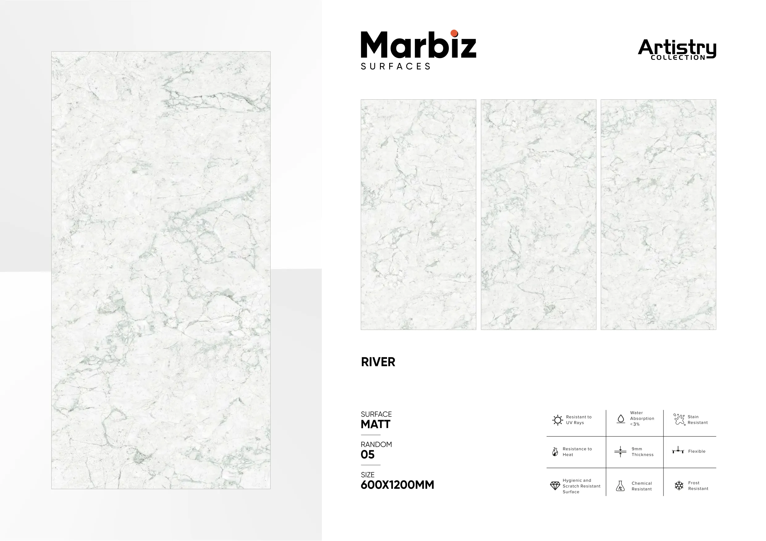 Artistry 600x1200mm Matt - Design 119 - 600x1200mm Matt