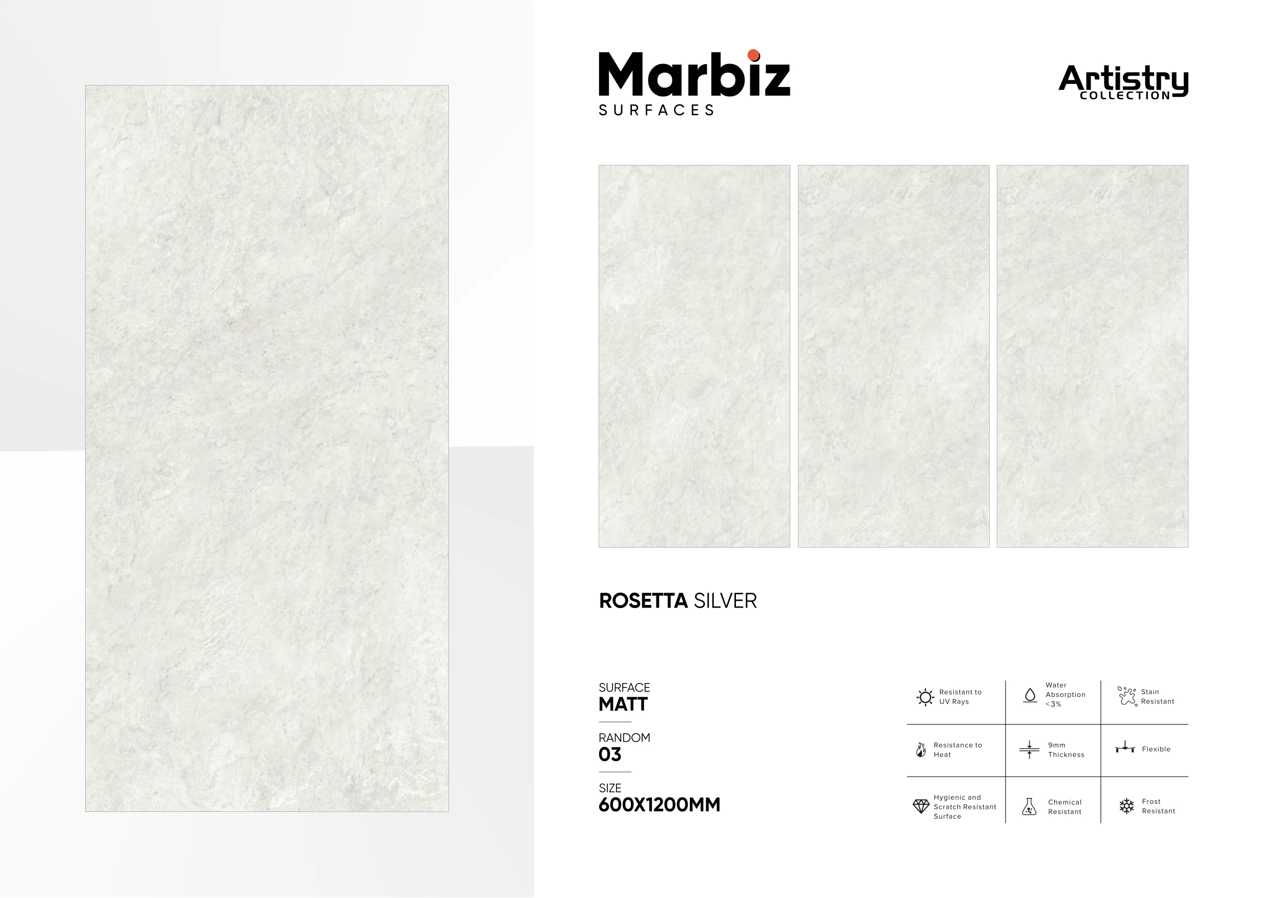 Artistry 600x1200mm Matt - Design 121 - 600x1200mm Matt