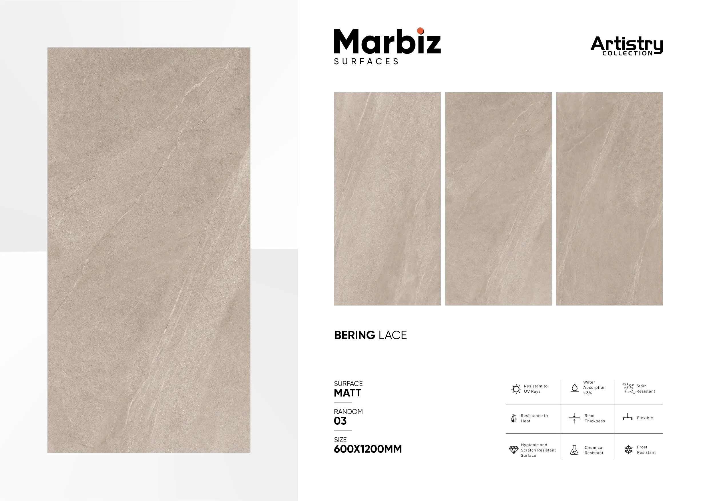 Artistry 600x1200mm Matt - Design 21 - 600x1200mm Matt