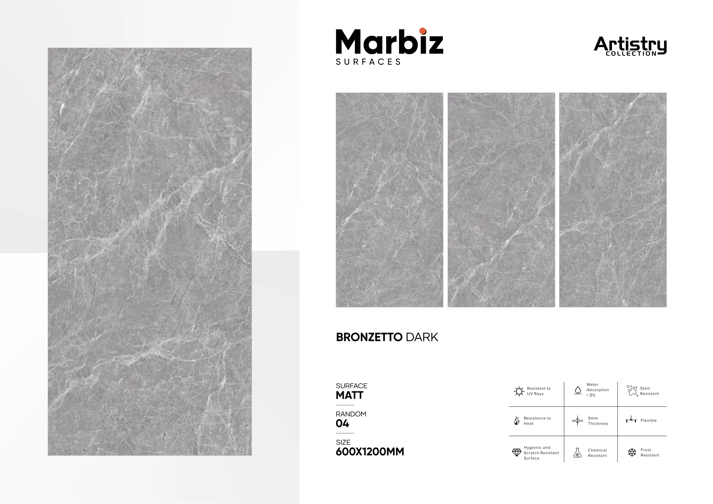 Artistry 600x1200mm Matt - Design 23 - 600x1200mm Matt