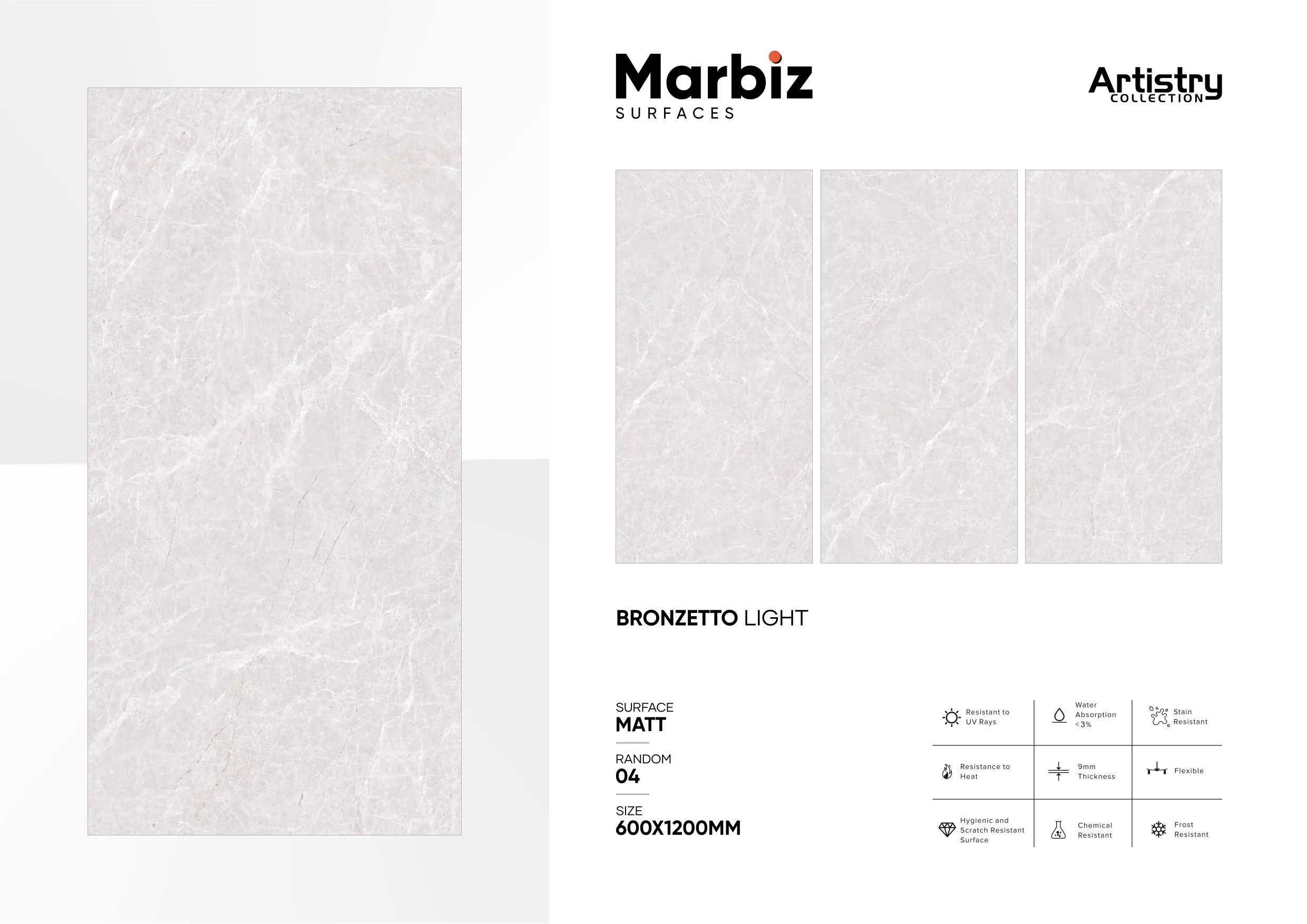 Artistry 600x1200mm Matt - Design 24 - 600x1200mm Matt