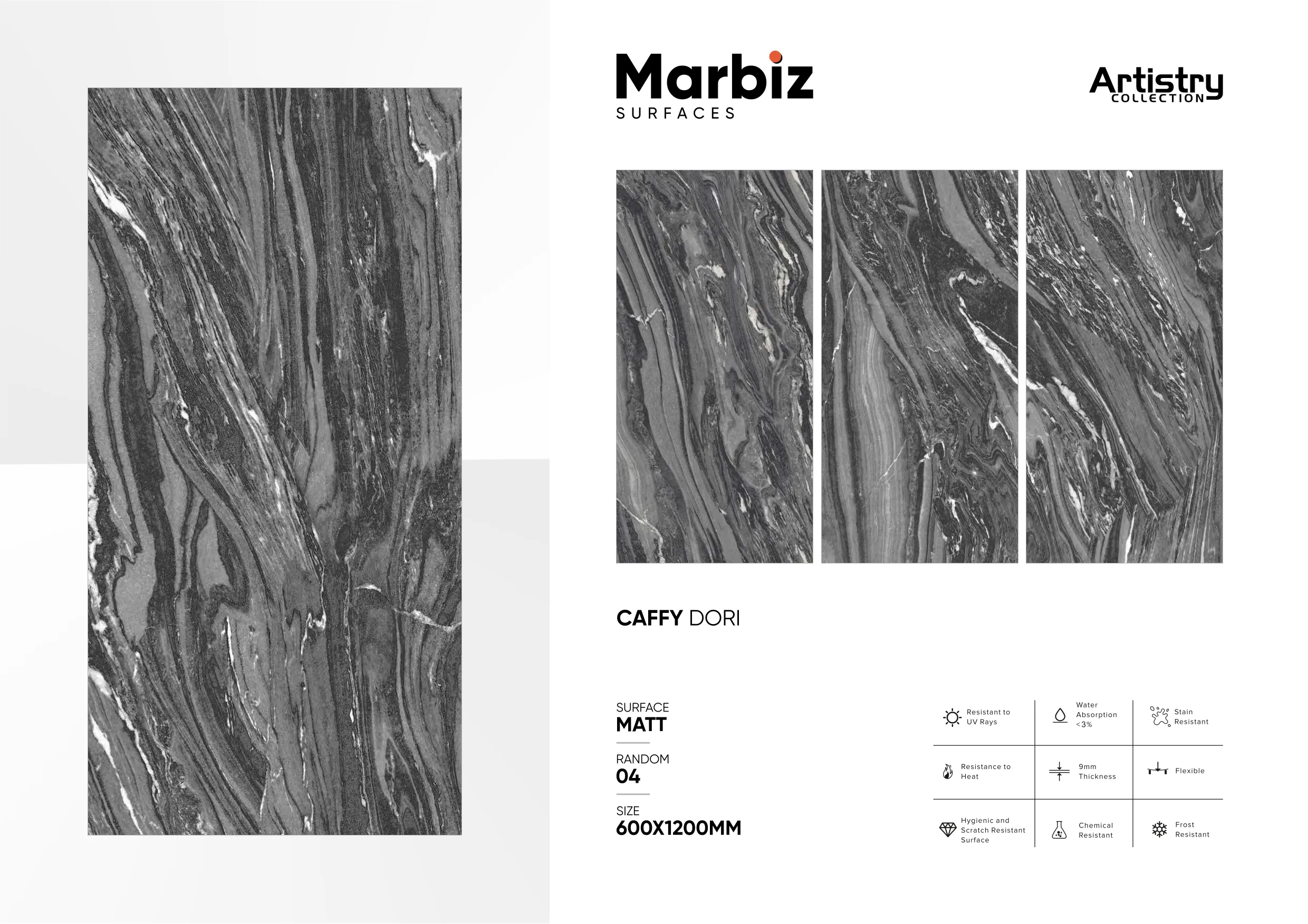 Artistry 600x1200mm Matt - Design 31 - 600x1200mm Matt