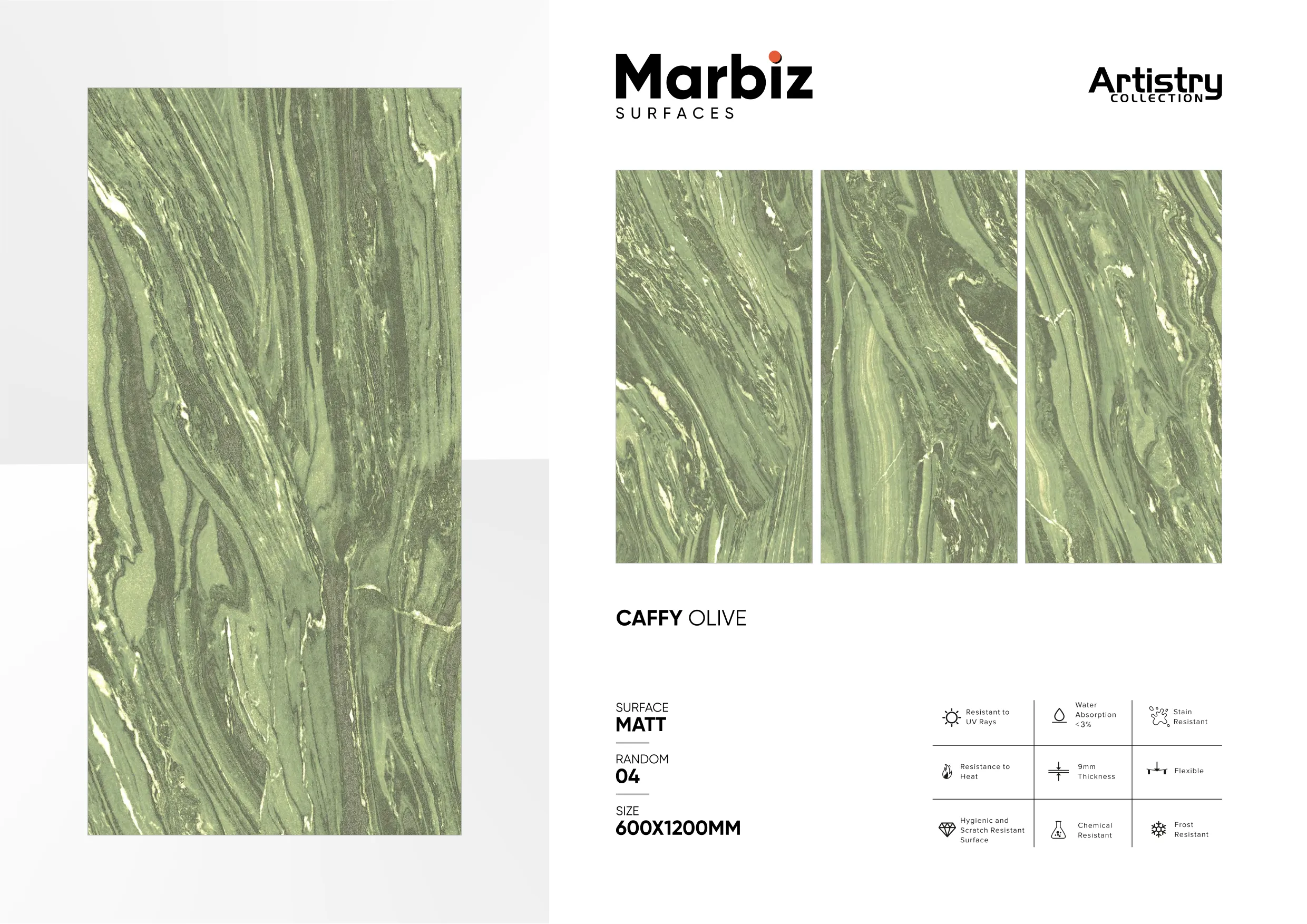 Artistry 600x1200mm Matt - Design 34 - 600x1200mm Matt