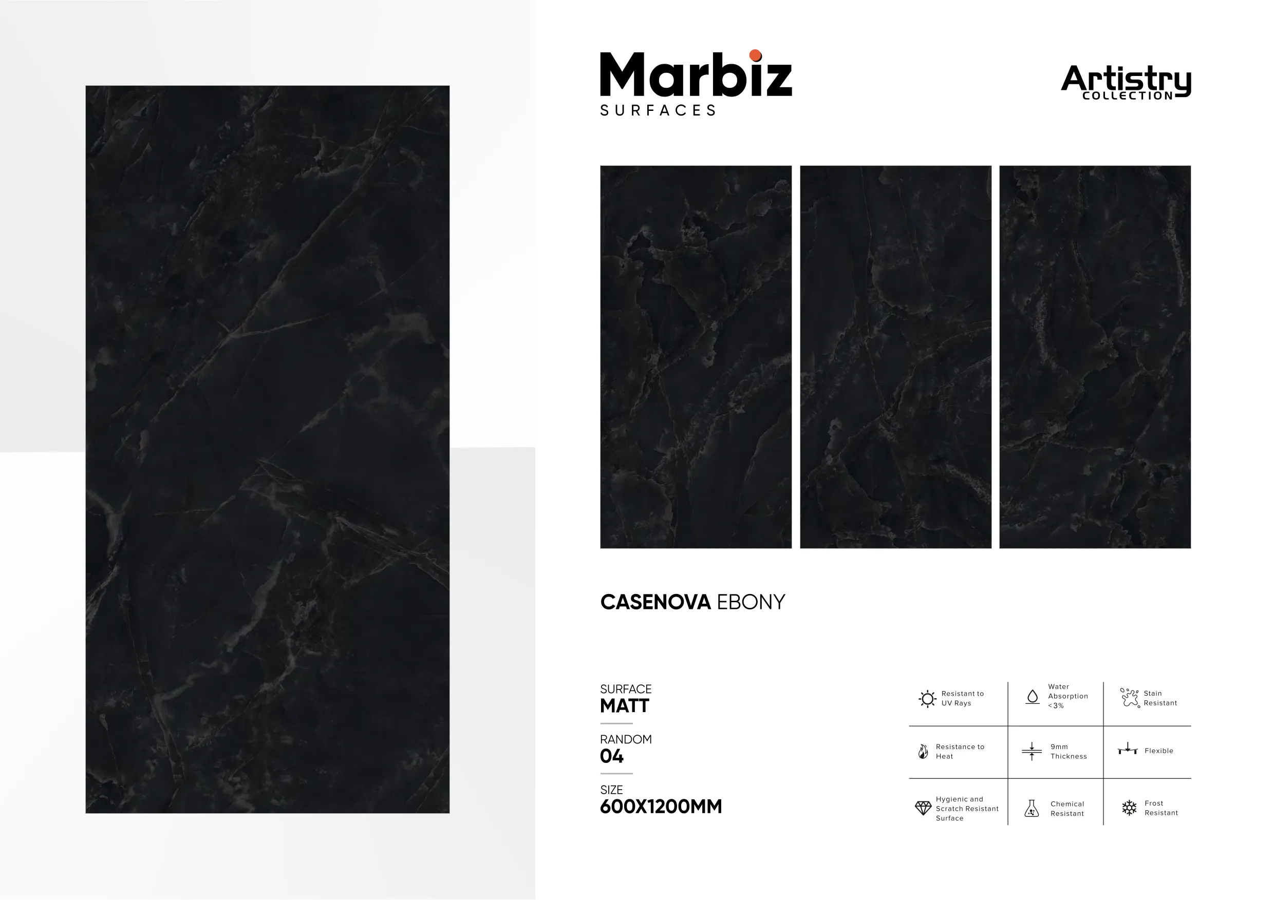 Artistry 600x1200mm Matt - Design 37 - 600x1200mm Matt