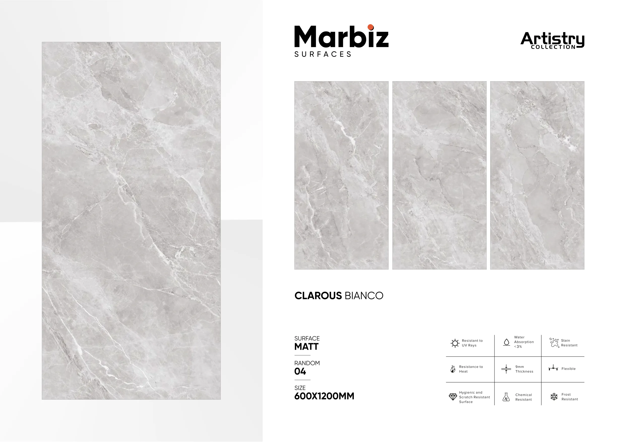 Artistry 600x1200mm Matt - Design 47 - 600x1200mm Matt
