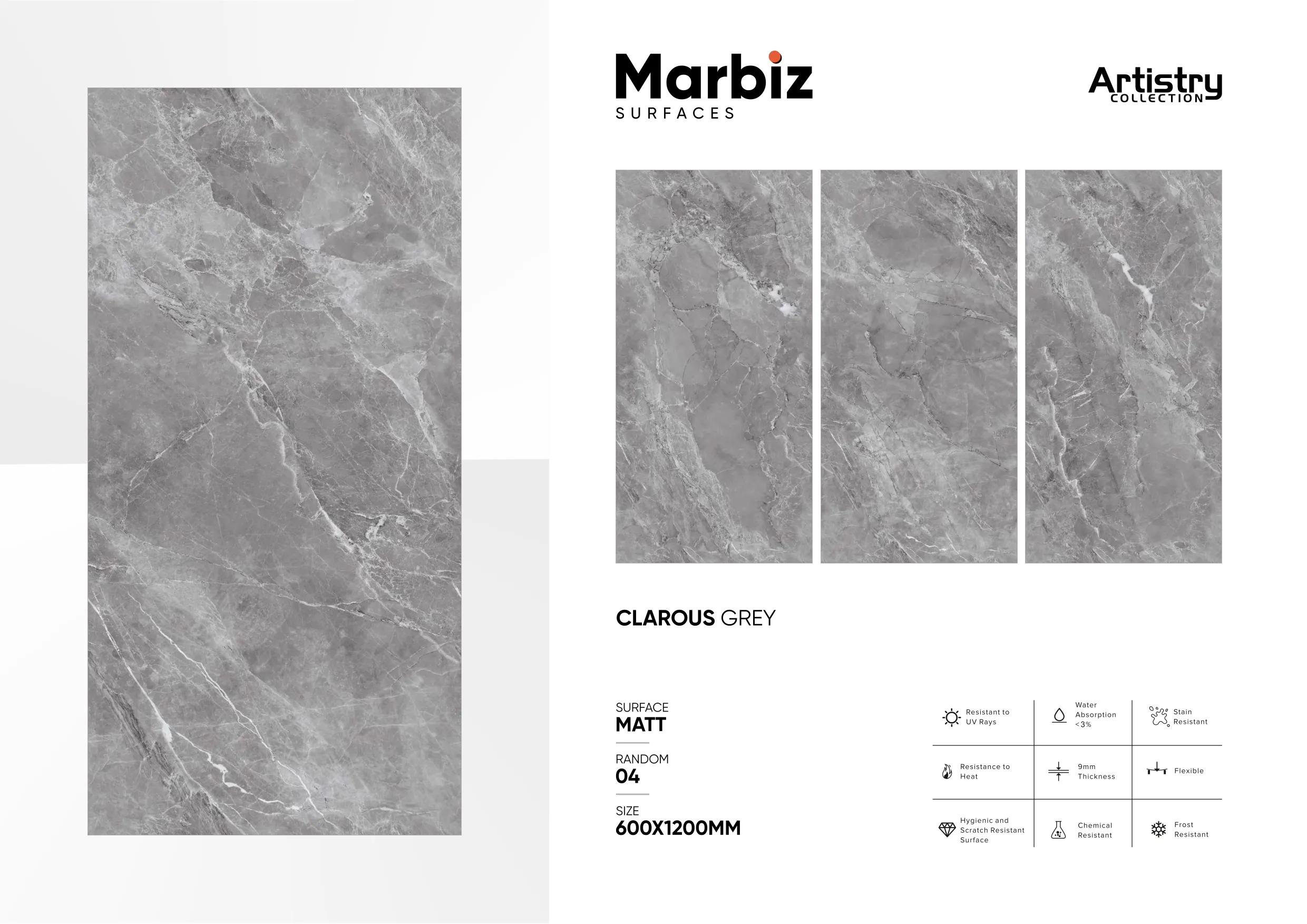 Artistry 600x1200mm Matt - Design 48 - 600x1200mm Matt