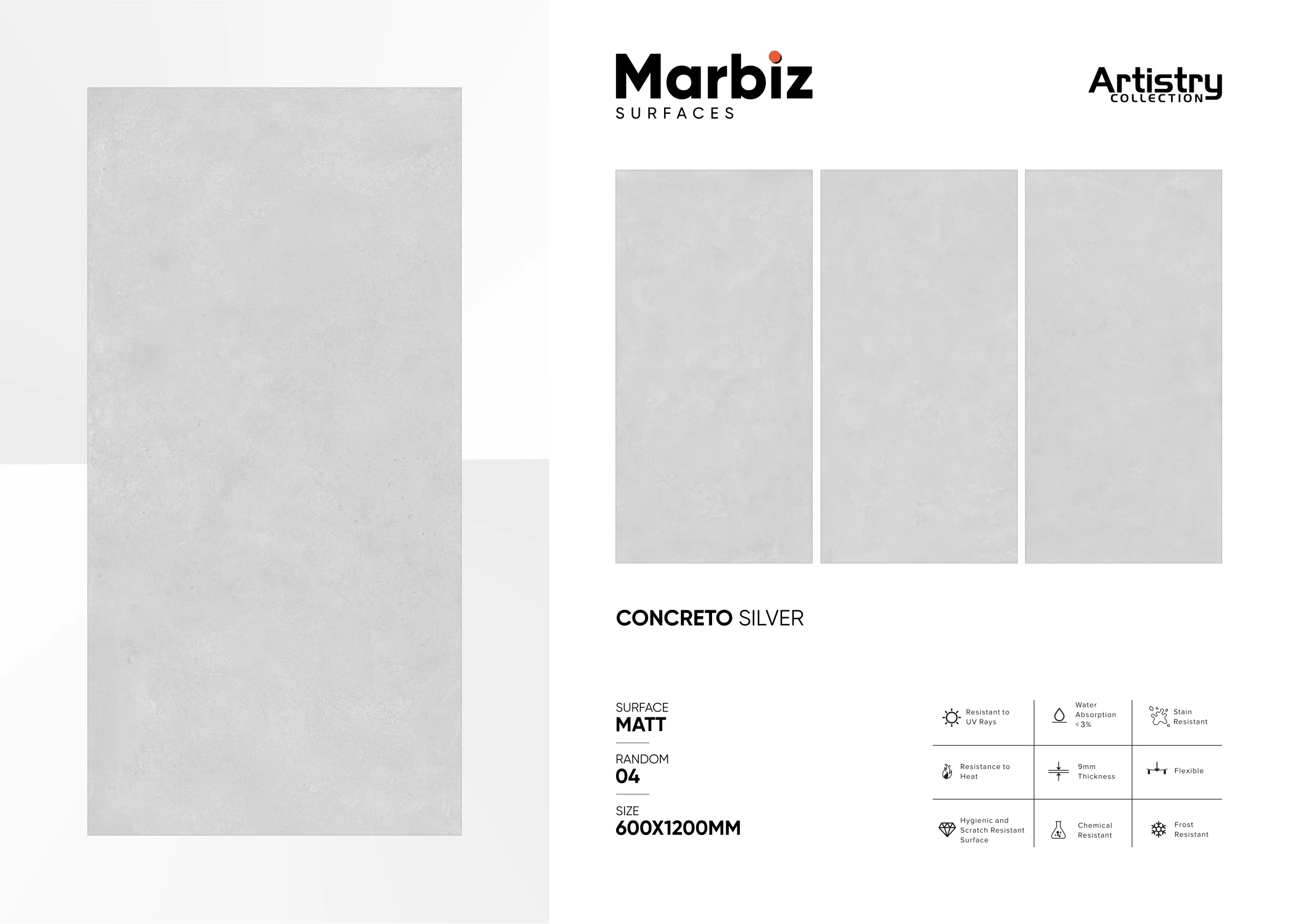 Artistry 600x1200mm Matt - Design 53 - 600x1200mm Matt