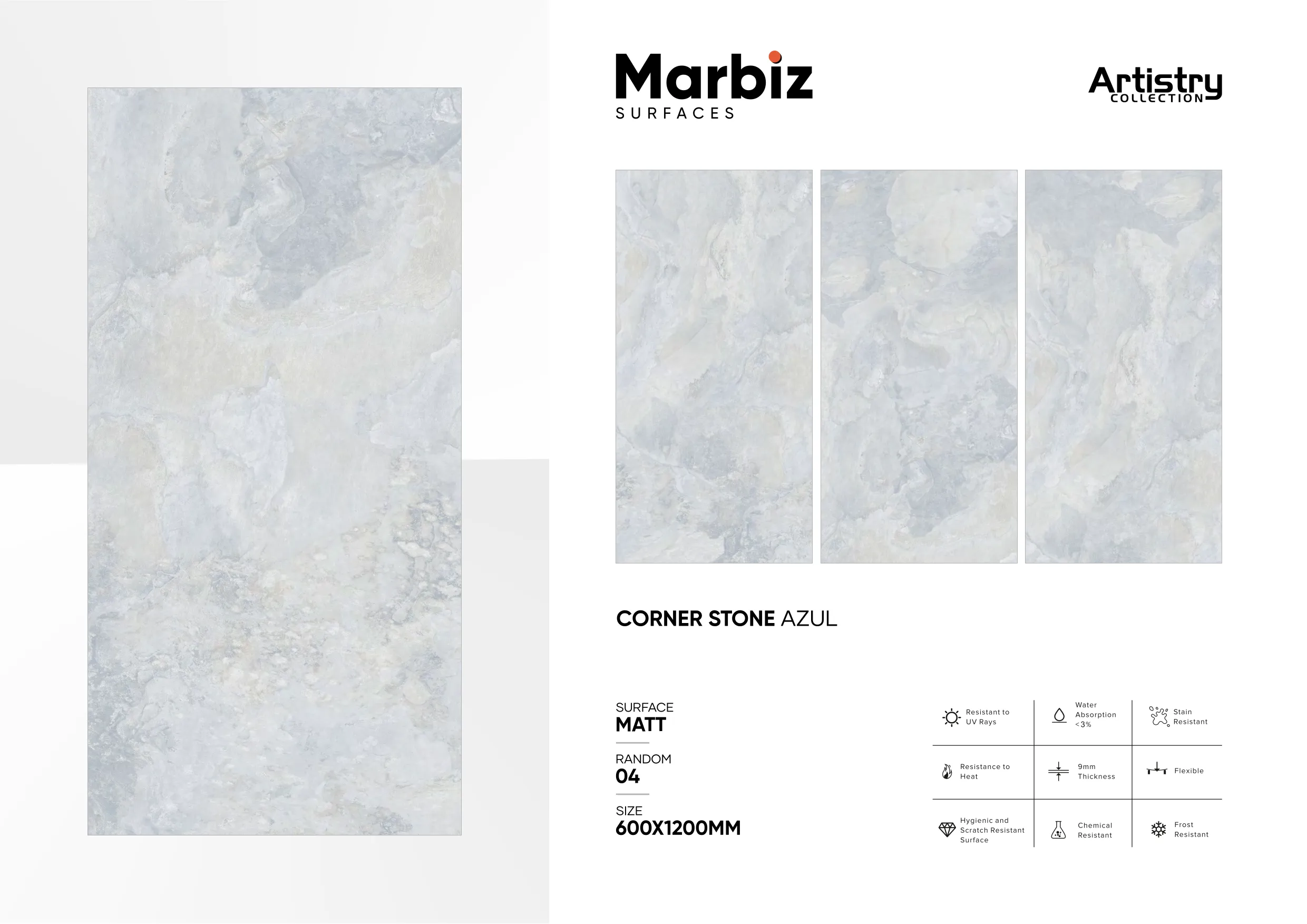 Artistry 600x1200mm Matt - Design 56 - 600x1200mm Matt