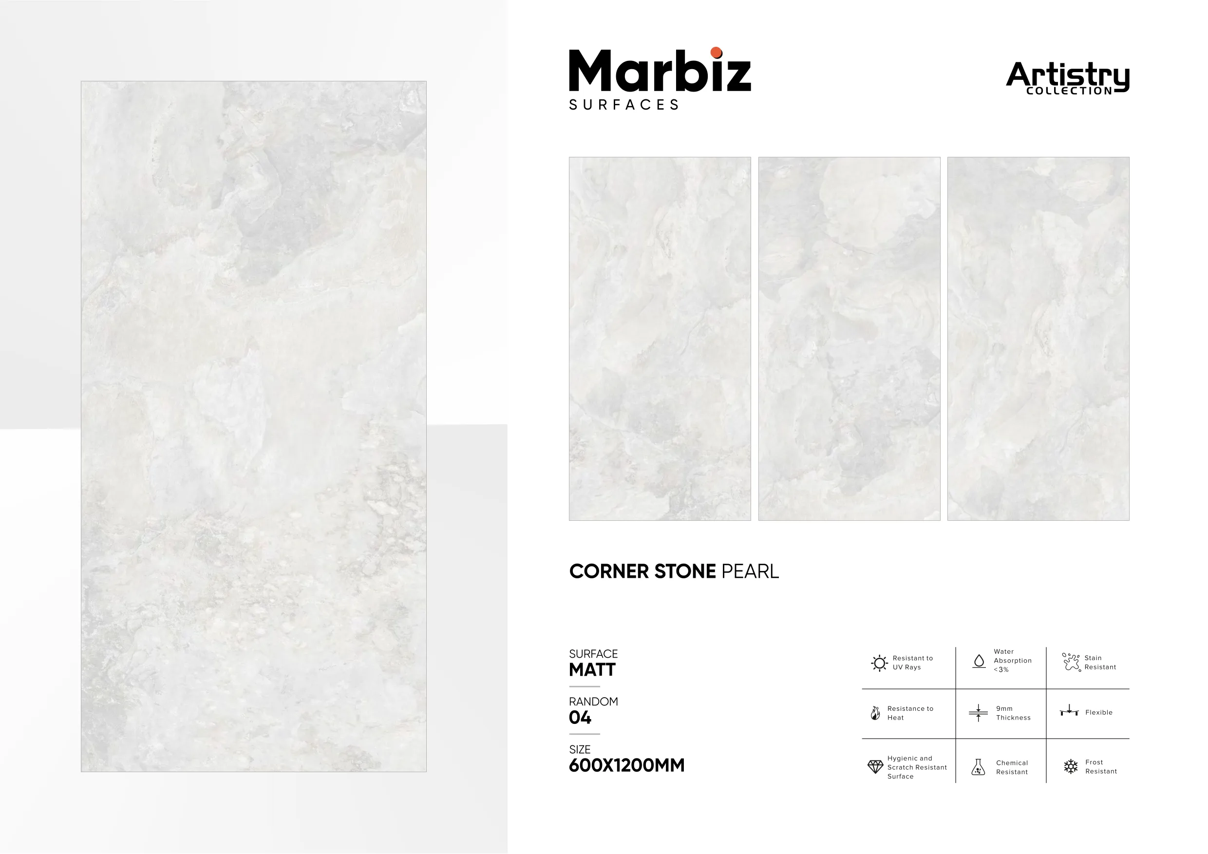 Artistry 600x1200mm Matt - Design 57 - 600x1200mm Matt
