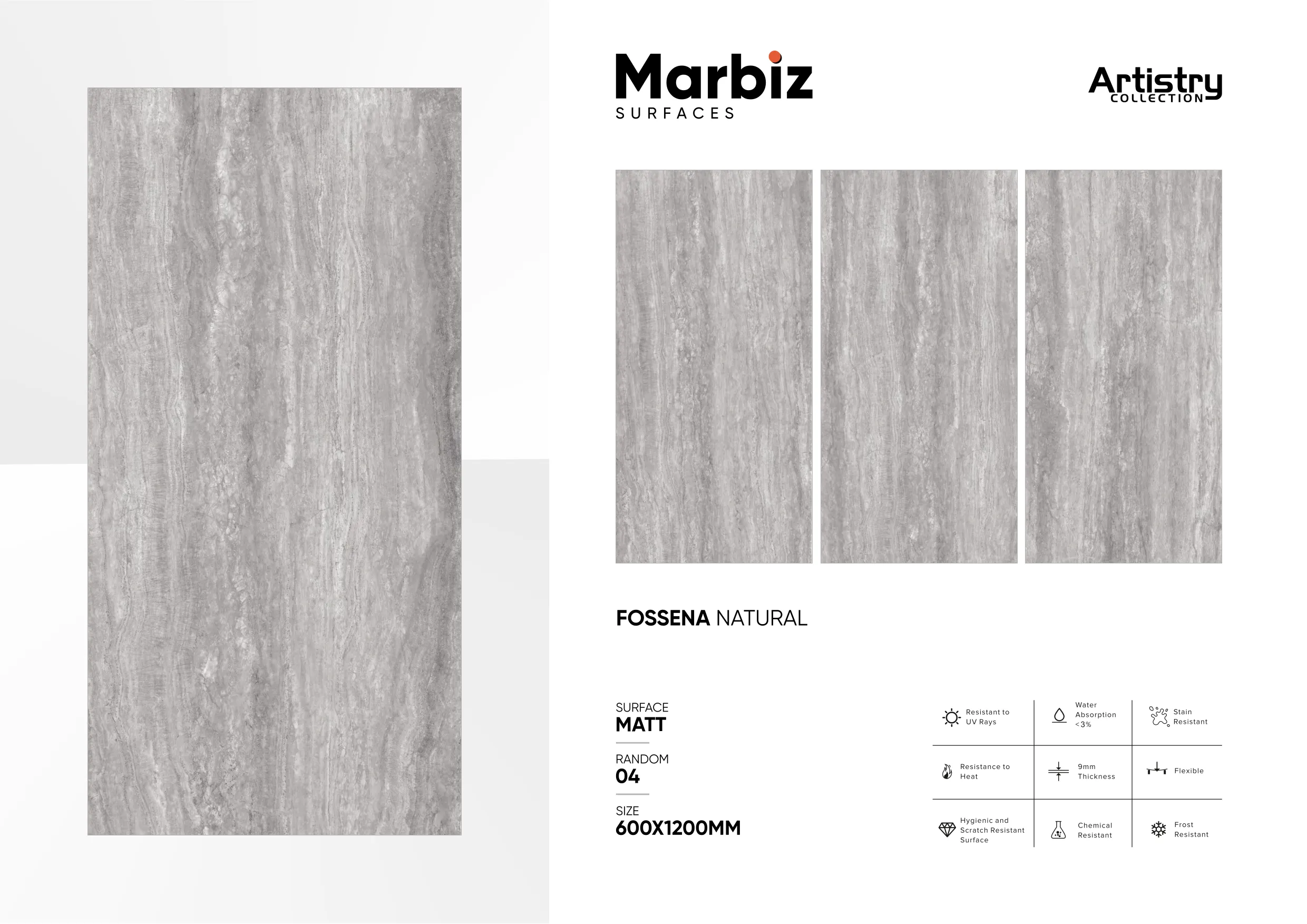 Artistry 600x1200mm Matt - Design 73 - 600x1200mm Matt
