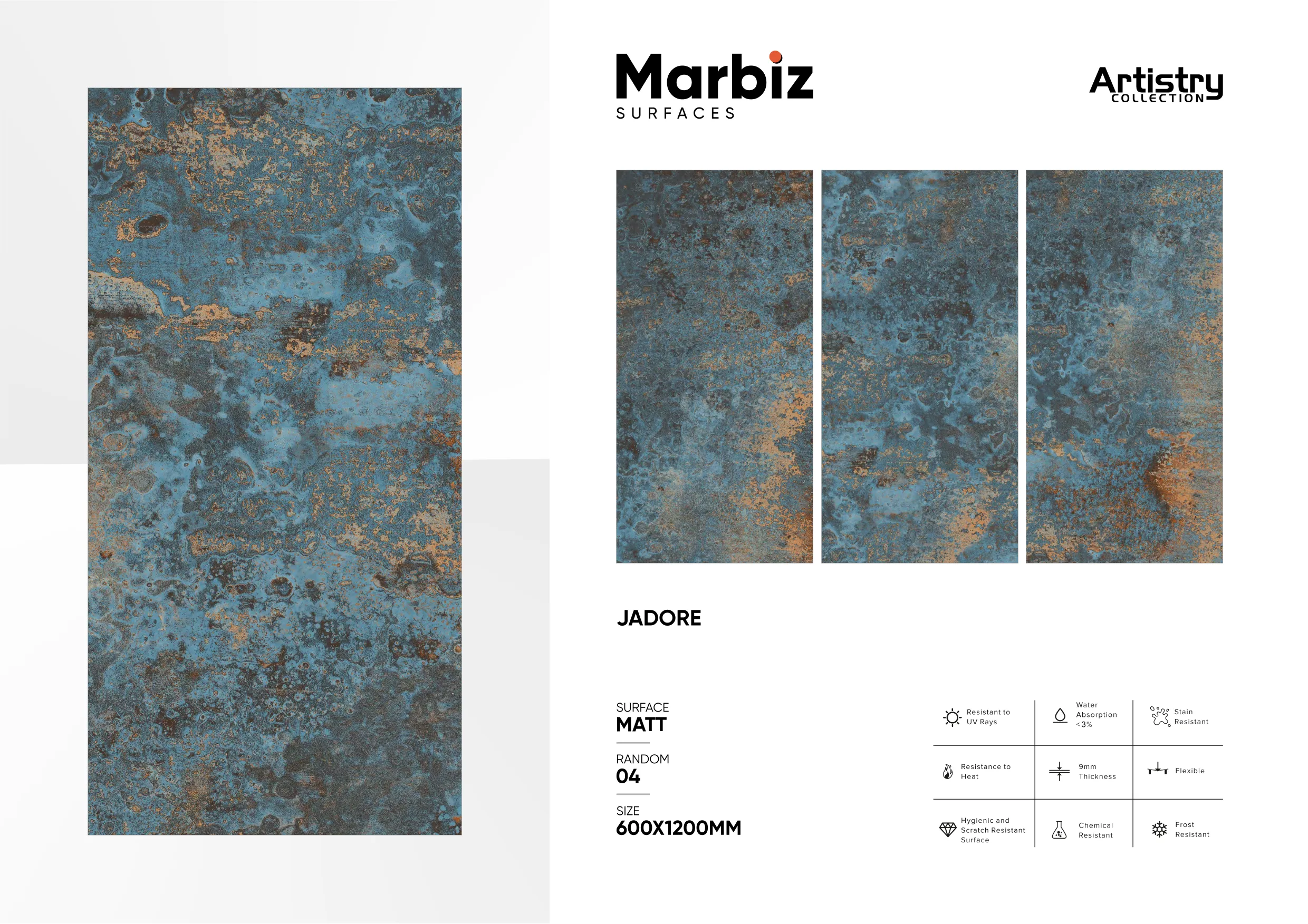Artistry 600x1200mm Matt - Design 79 - 600x1200mm Matt