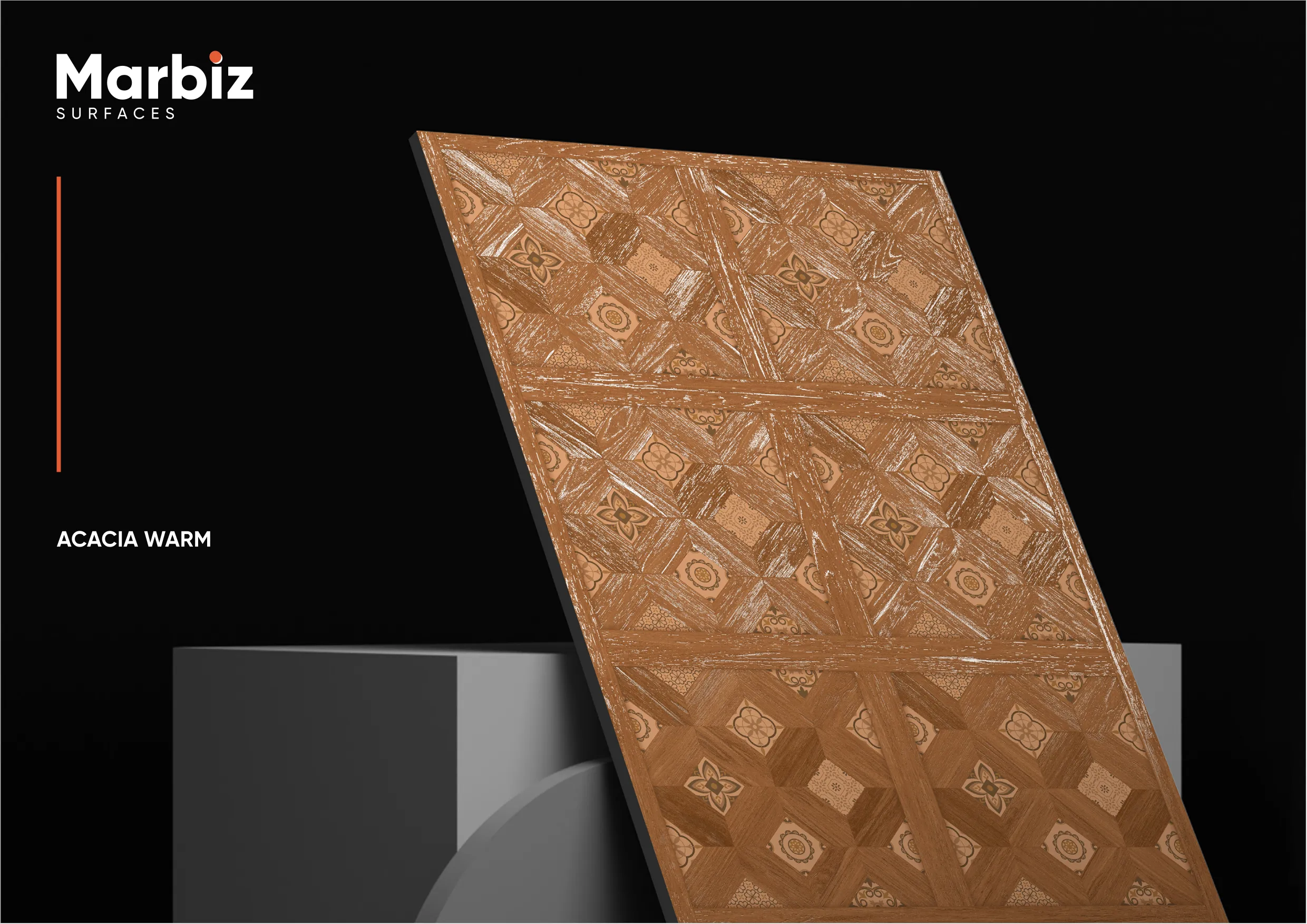 Blossam 600x1200mm Wood Carving - Design 8 - 600x1200mm Carving