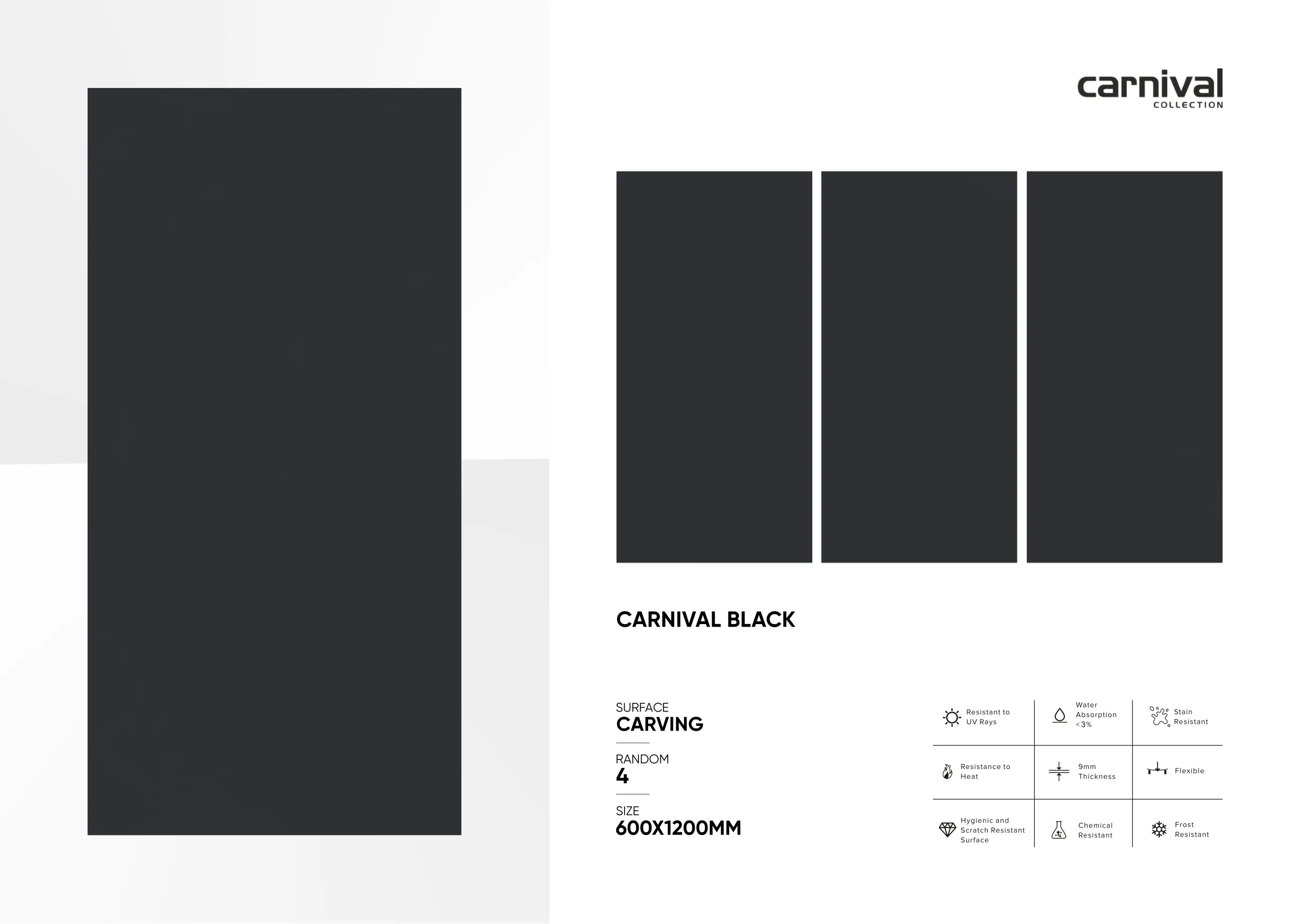 CARNIVAL Collection 600x1200mm - Design 7 - 600x1200mm Glossy
