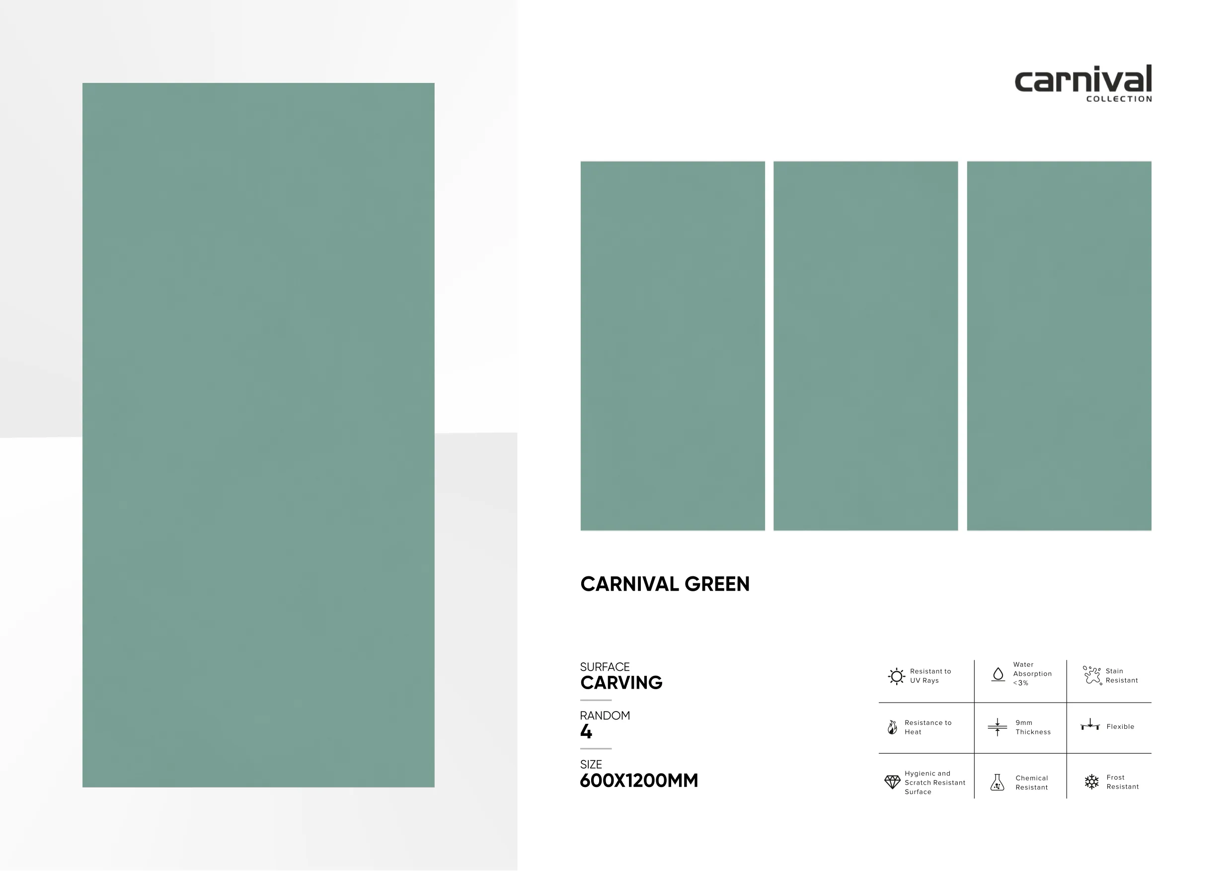 CARNIVAL Collection 600x1200mm - Design 13 - 600x1200mm Glossy