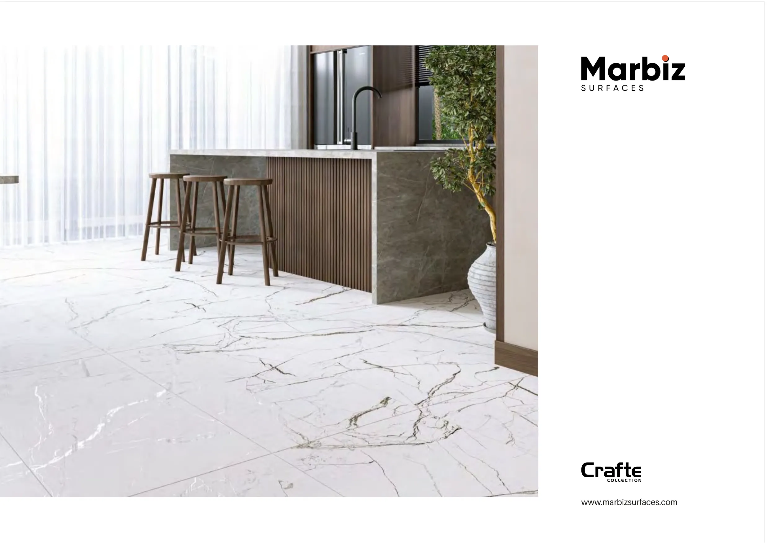 Crafte 600x1200mm White Endless - Design 4 - 600x1200mm Endless