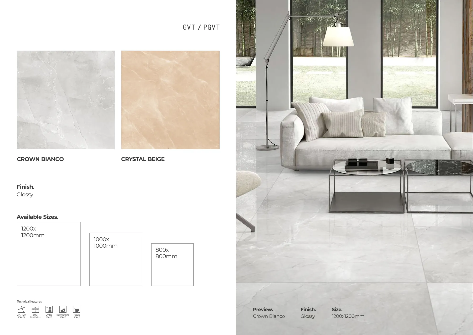 MASTER BROCHURE WB - Design 100 - 1200x1200mm Glossy