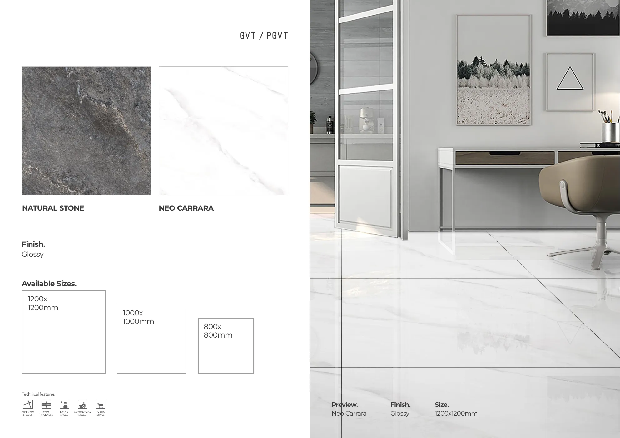 MASTER BROCHURE WB - Design 145 - 1200x1200mm Glossy