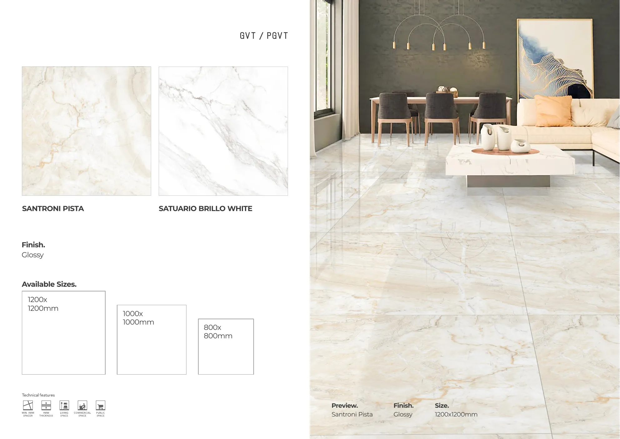 MASTER BROCHURE WB - Design 165 - 1200x1200mm Glossy