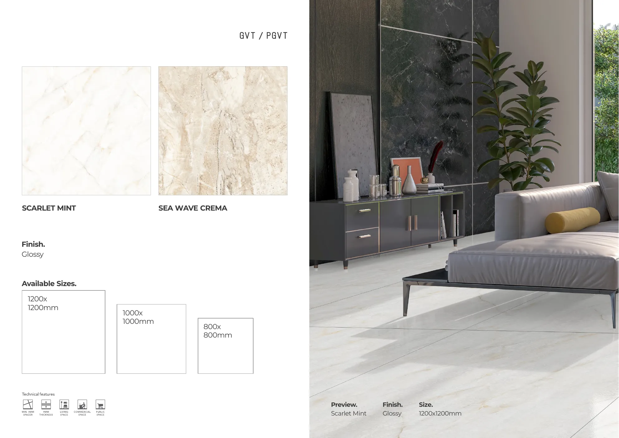 MASTER BROCHURE WB - Design 170 - 1200x1200mm Glossy