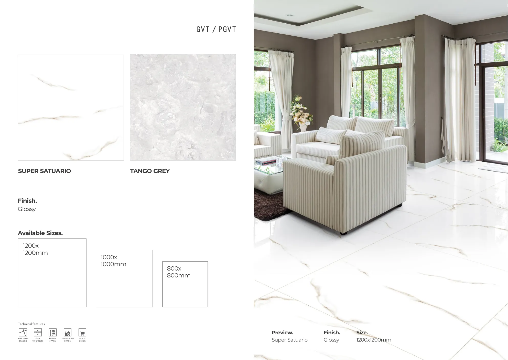 MASTER BROCHURE WB - Design 180 - 1200x1200mm Glossy