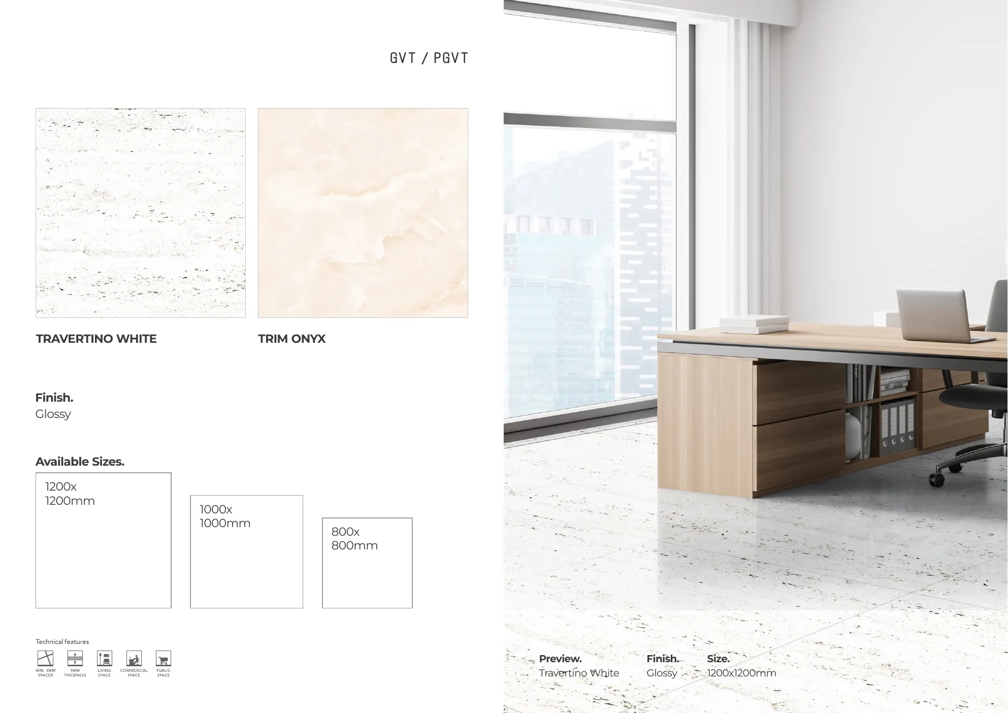 MASTER BROCHURE WB - Design 185 - 1200x1200mm Glossy