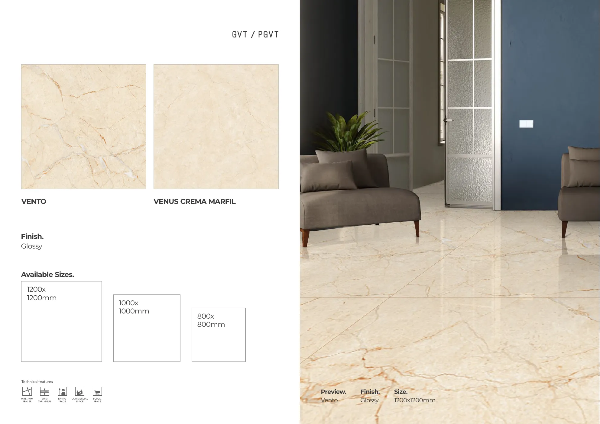 MASTER BROCHURE WB - Design 190 - 1200x1200mm Glossy