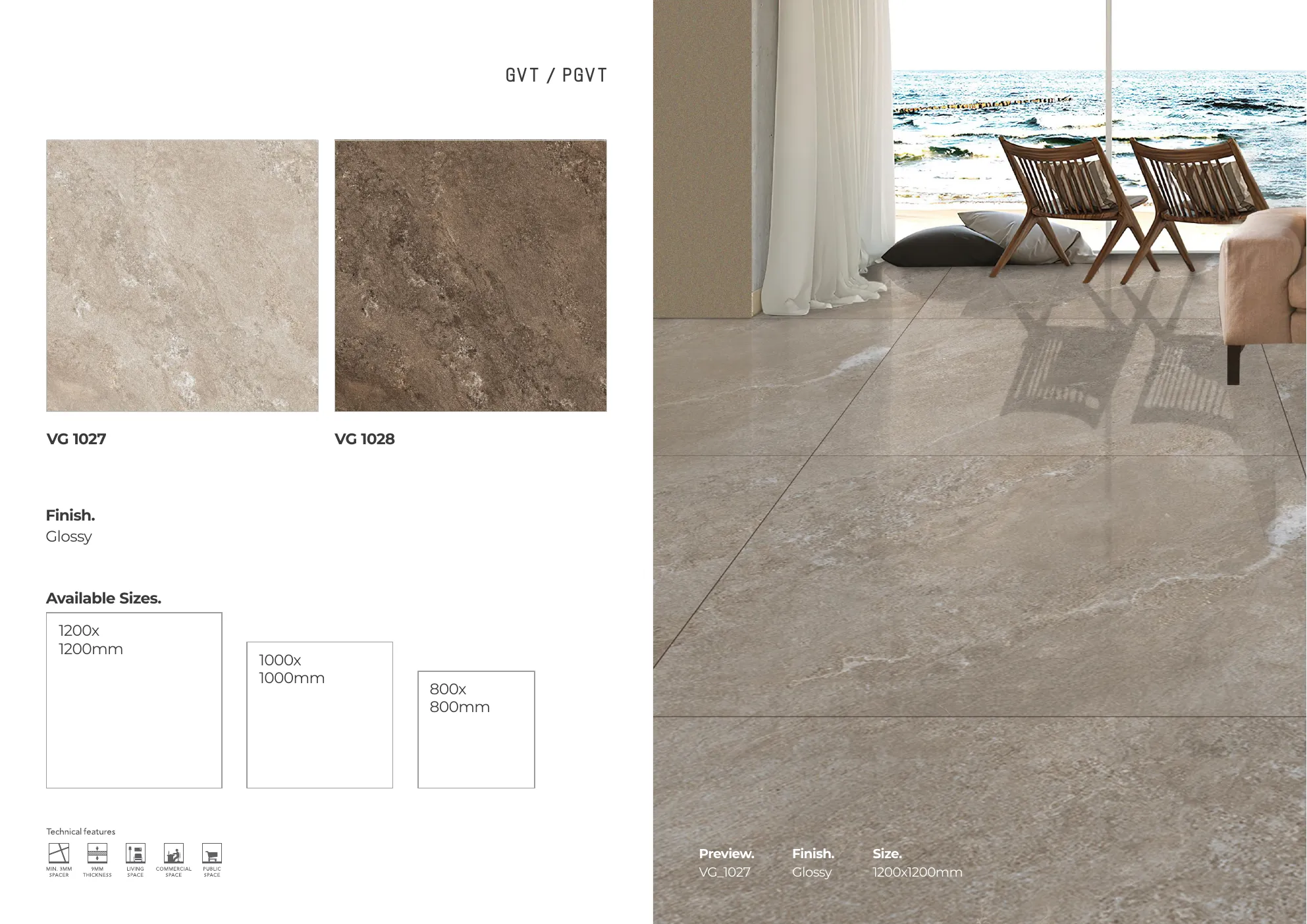 MASTER BROCHURE WB - Design 195 - 1200x1200mm Glossy