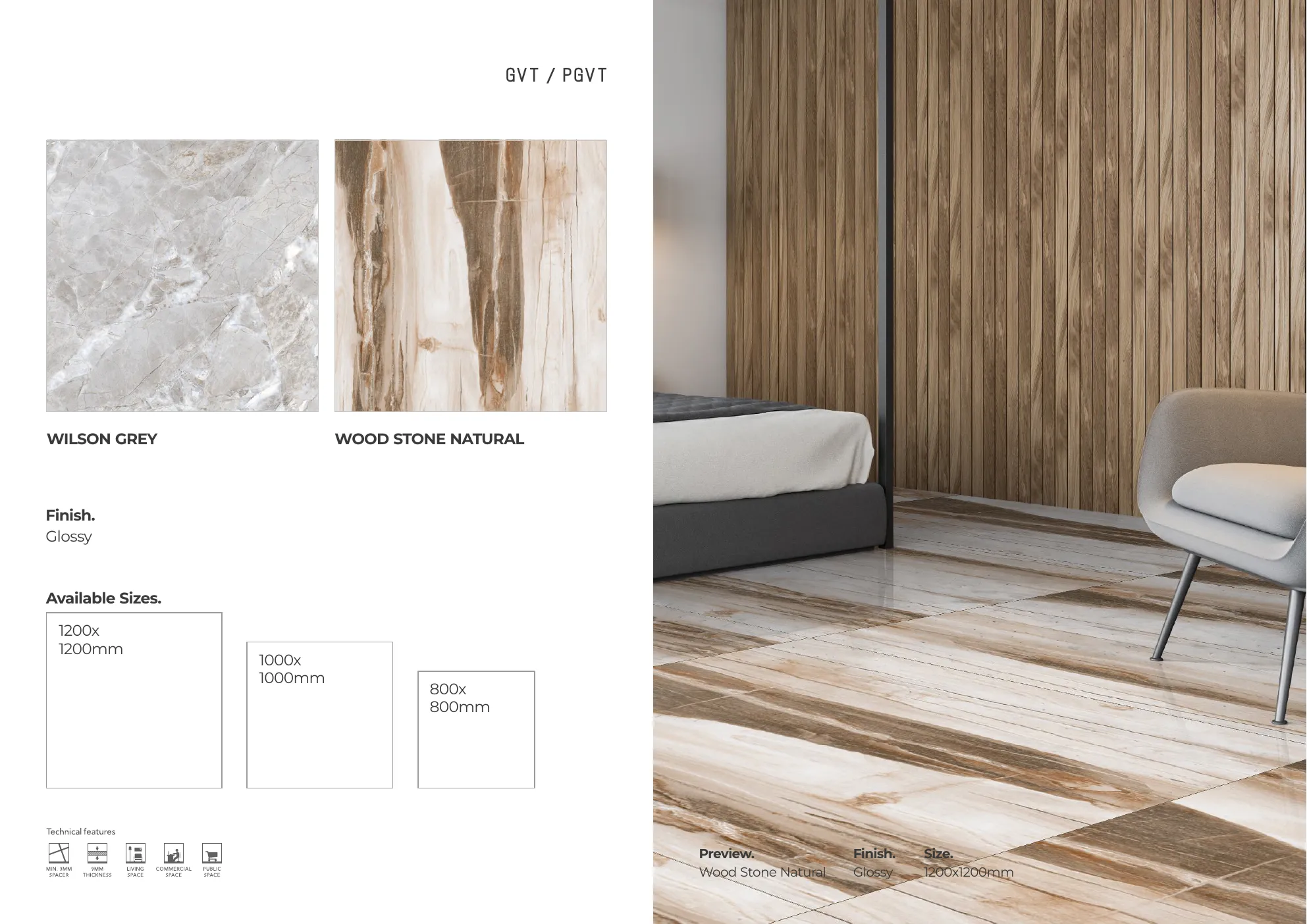 MASTER BROCHURE WB - Design 203 - 1200x1200mm Glossy