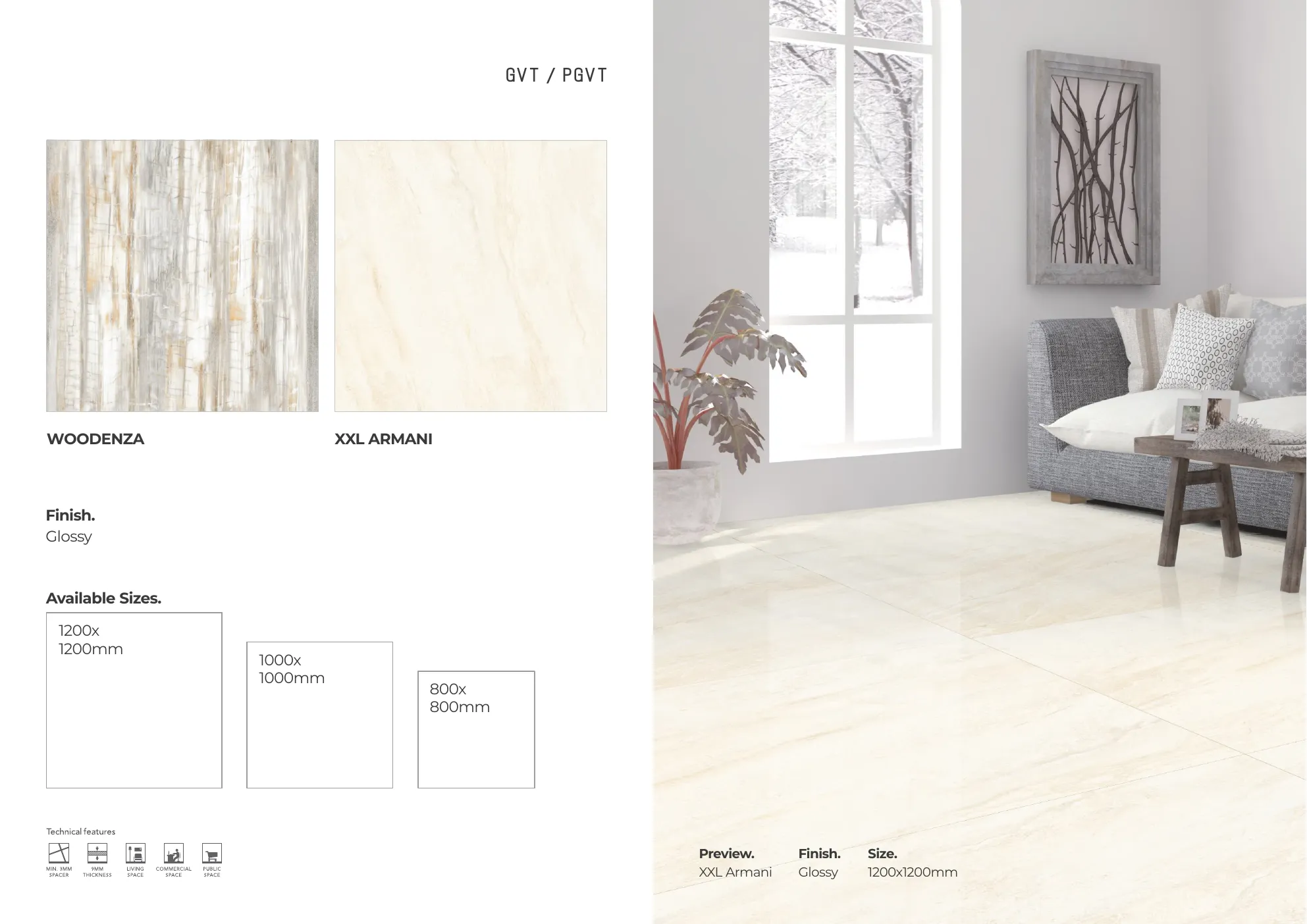 MASTER BROCHURE WB - Design 204 - 1200x1200mm Glossy