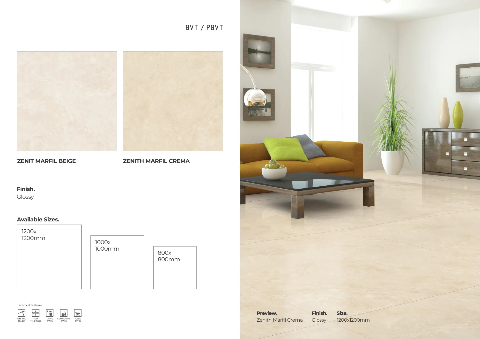 MASTER BROCHURE WB - Design 205 - 1200x1200mm Glossy