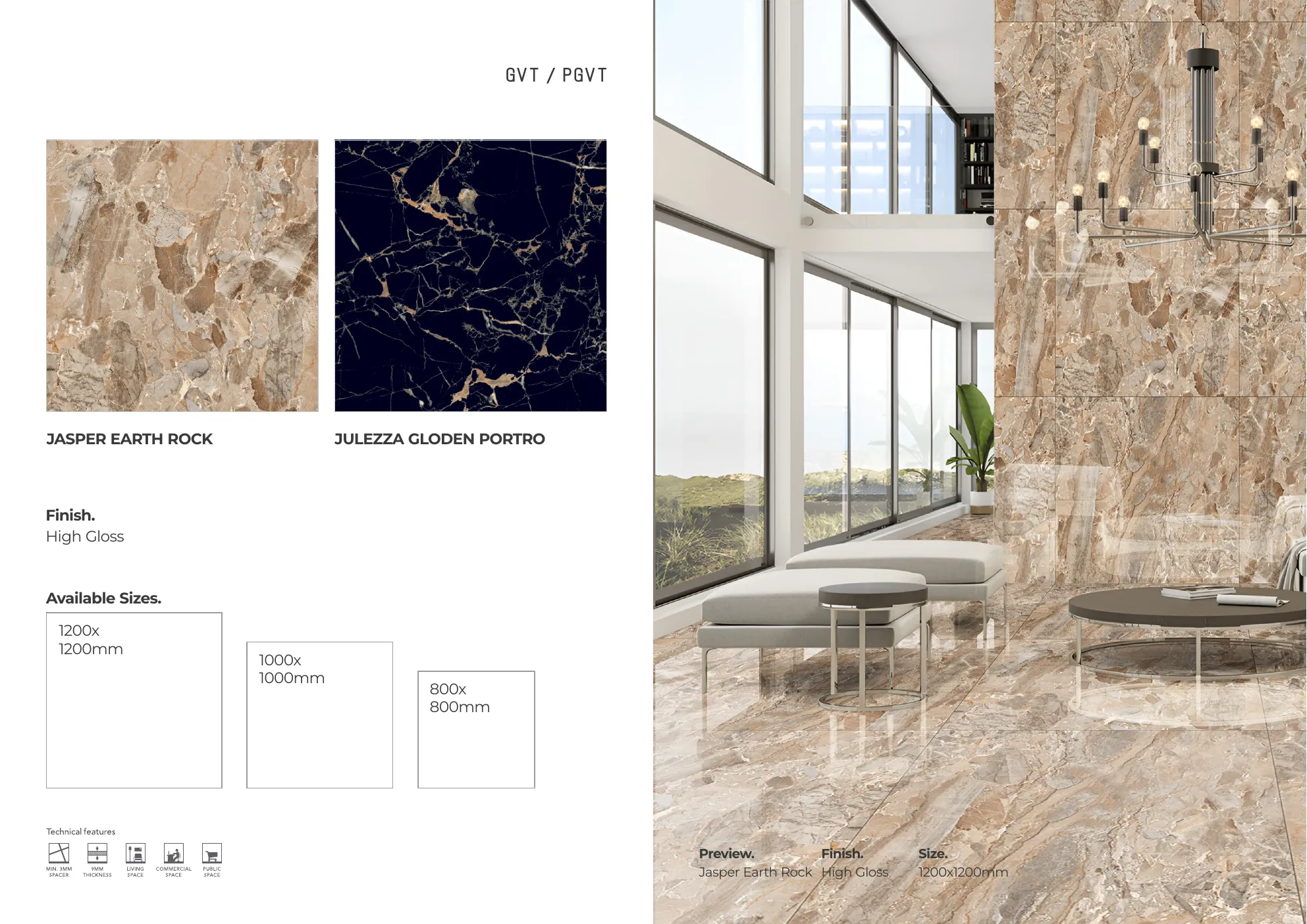 MASTER BROCHURE WB - Design 215 - 1200x1200mm Glossy