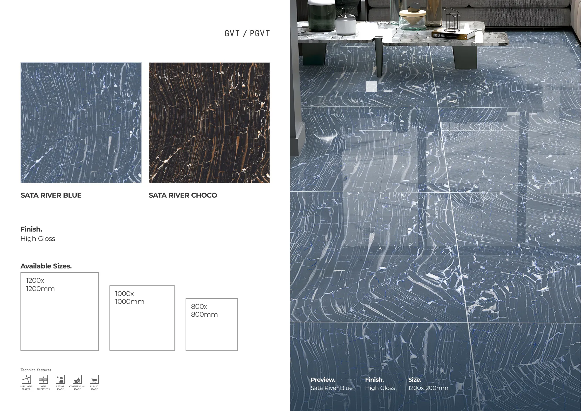 MASTER BROCHURE WB - Design 220 - 1200x1200mm Glossy