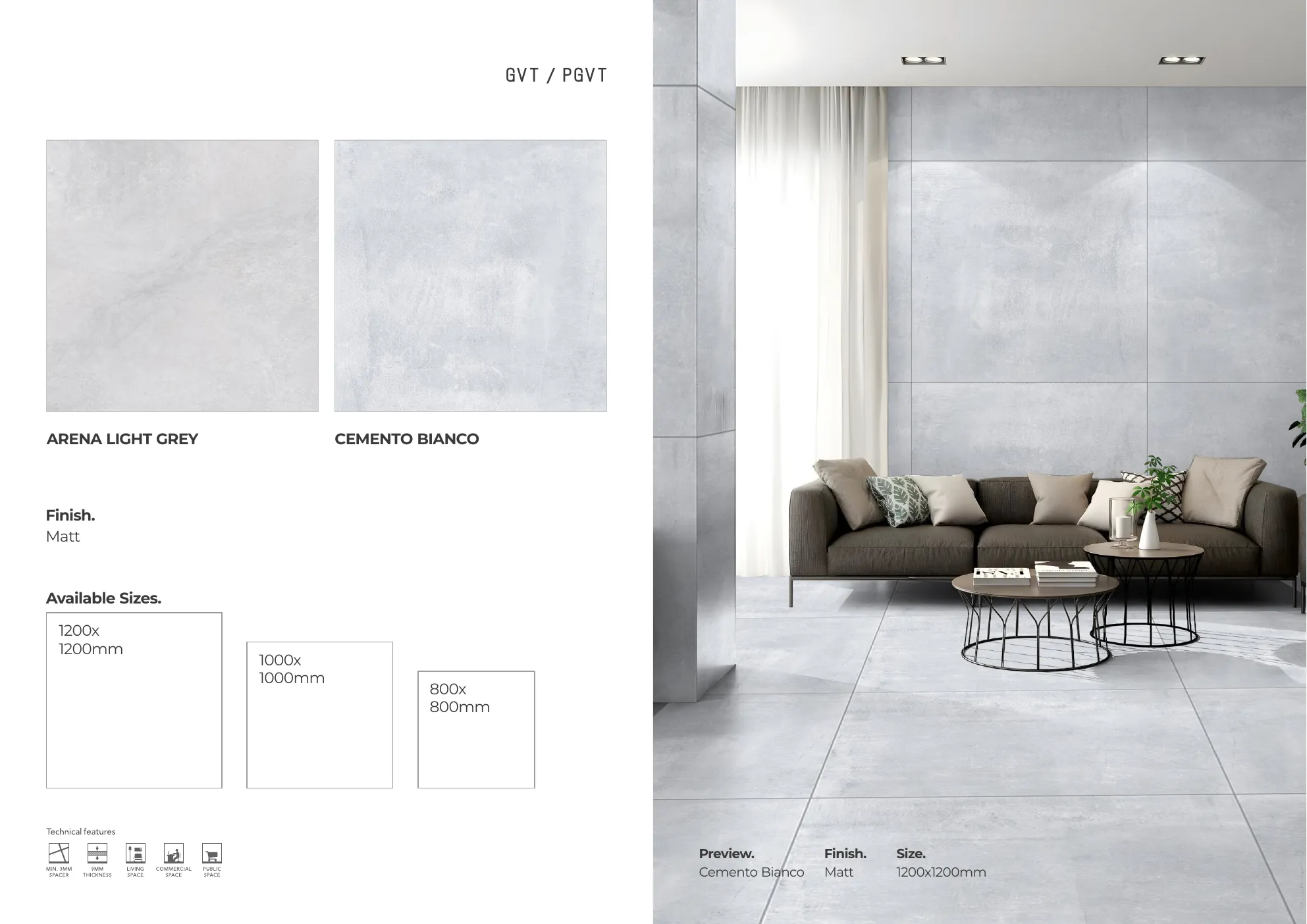 MASTER BROCHURE WB - Design 225 - 1200x1200mm Glossy